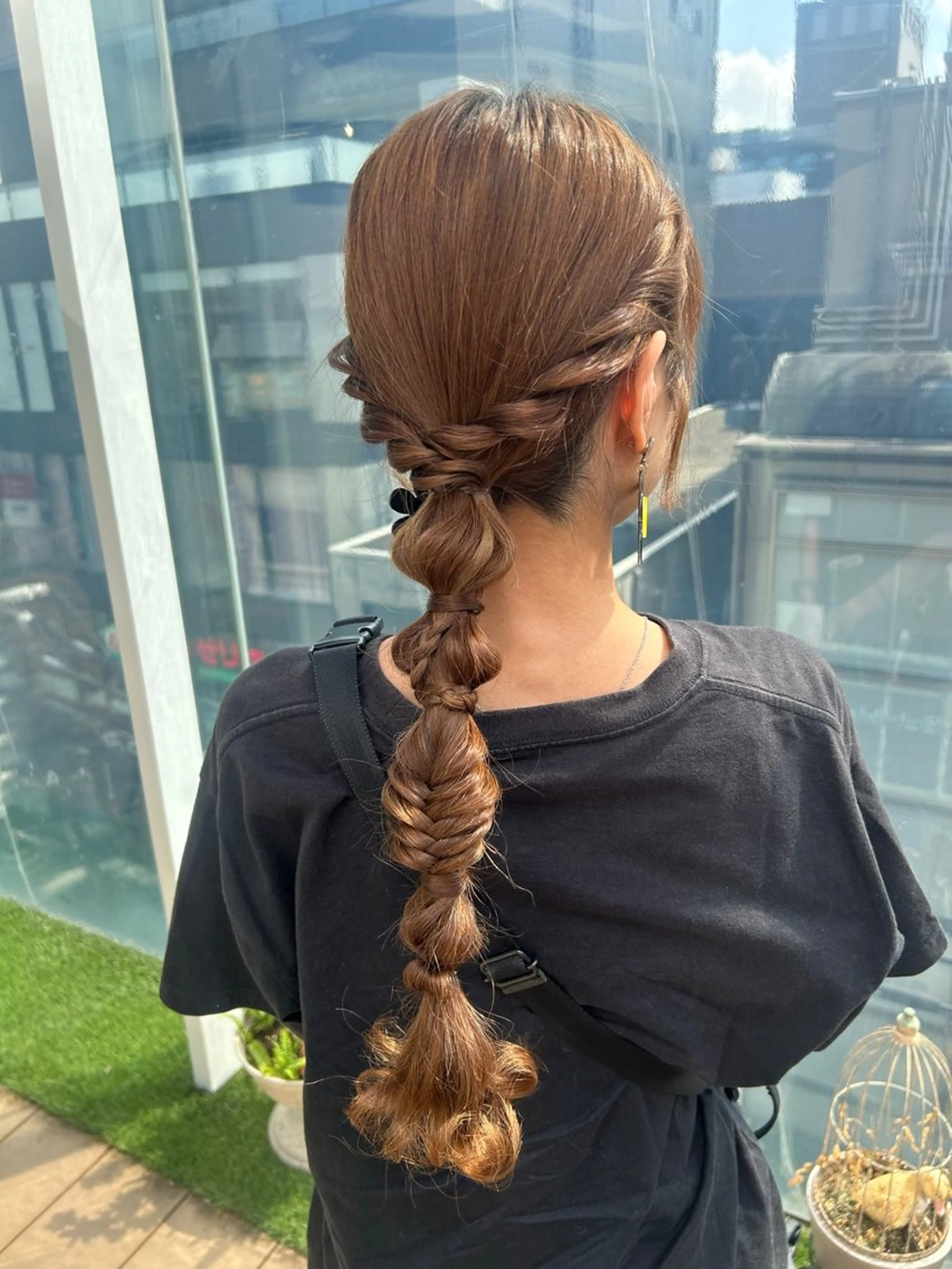 ロング ヘアアレンジ monaヘアアレンジ 🎀/お呼ばれのヘアスタイル