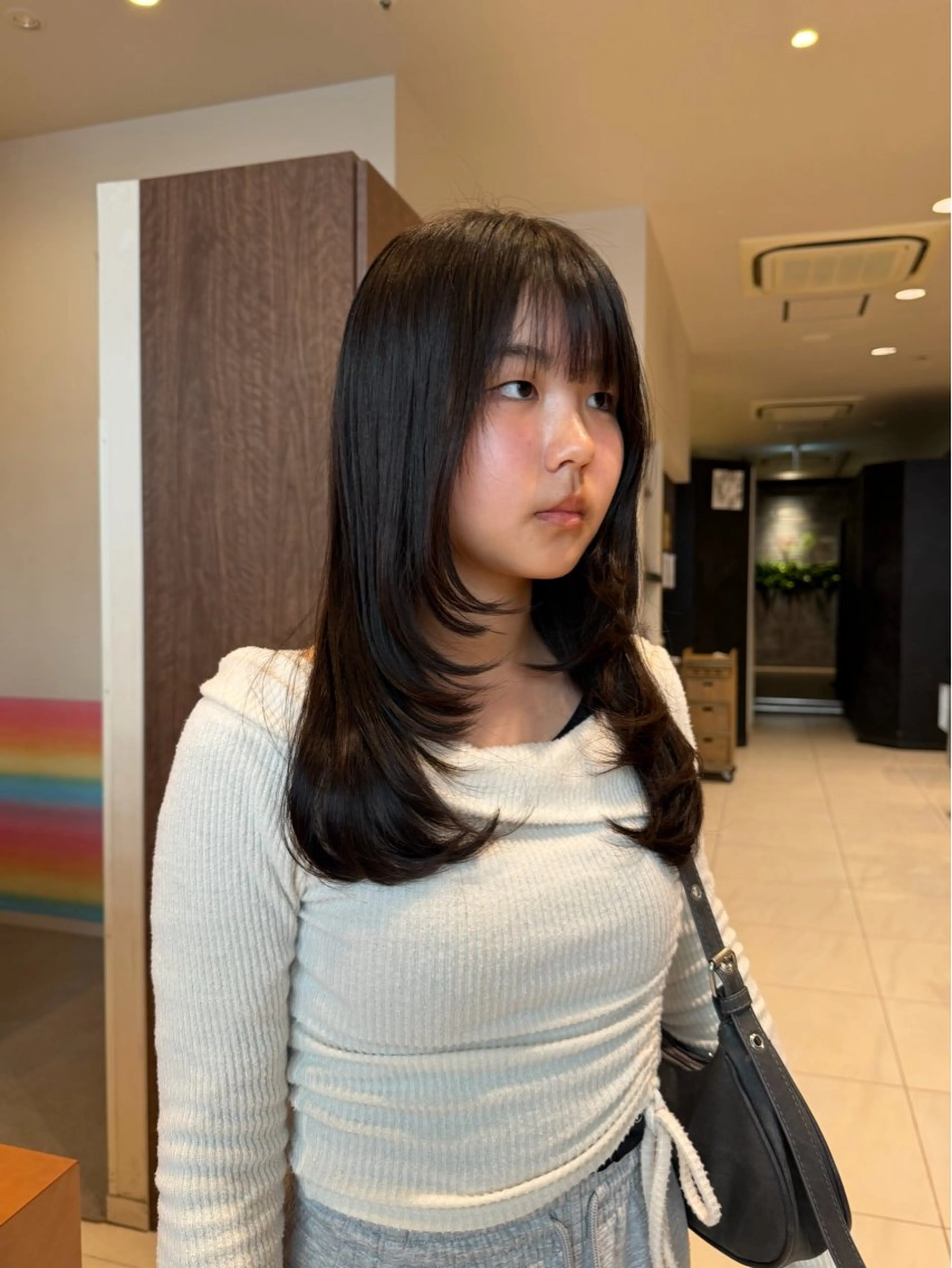 ロング 顔周りカット レイヤーカット カット トリートメント natsumi🍀 /modek’s尼崎のヘアスタイル