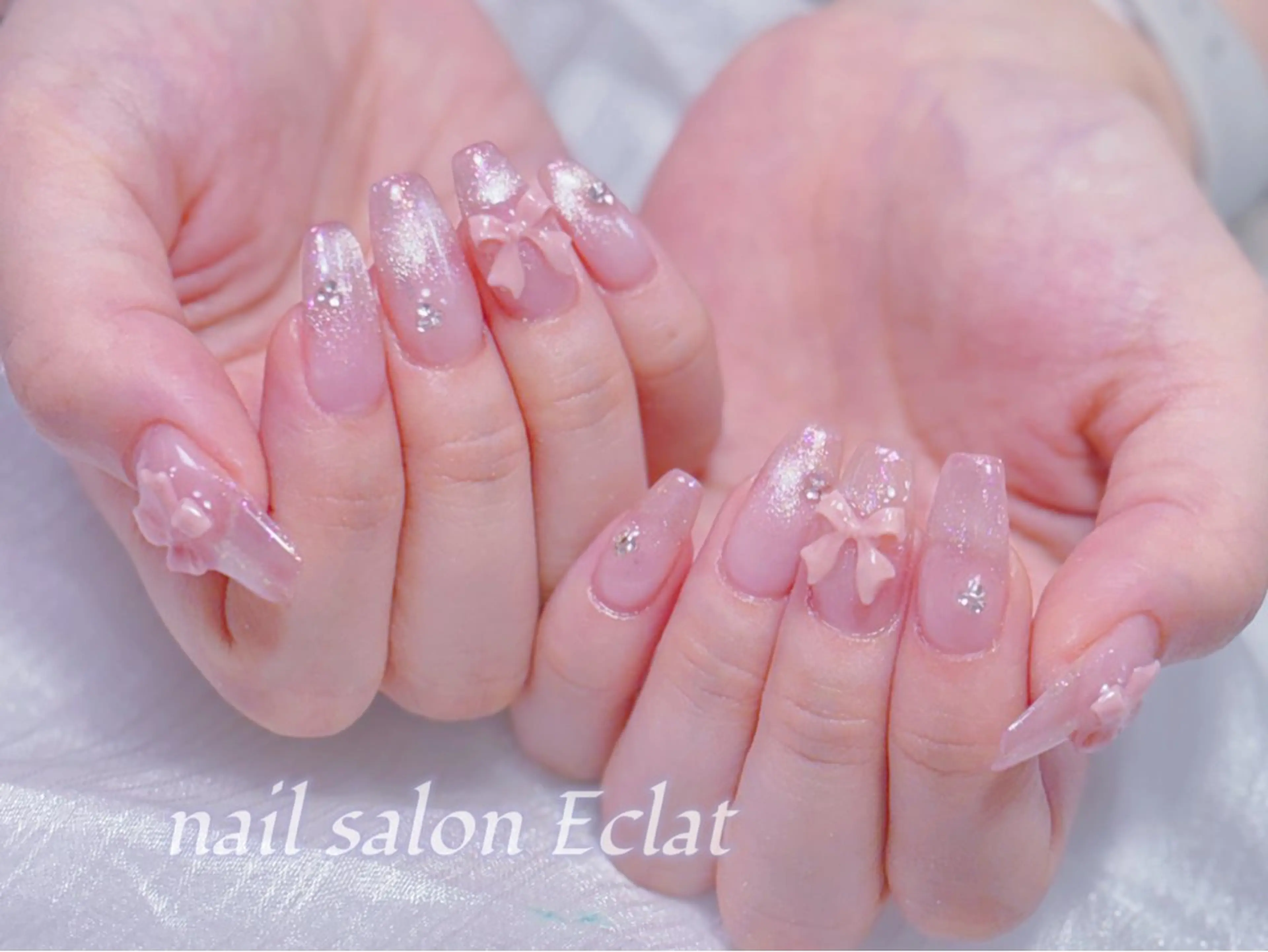 ネイル ハンドネイル ネイルサロンエクラ 🫧Shizukaのネイルデザイン