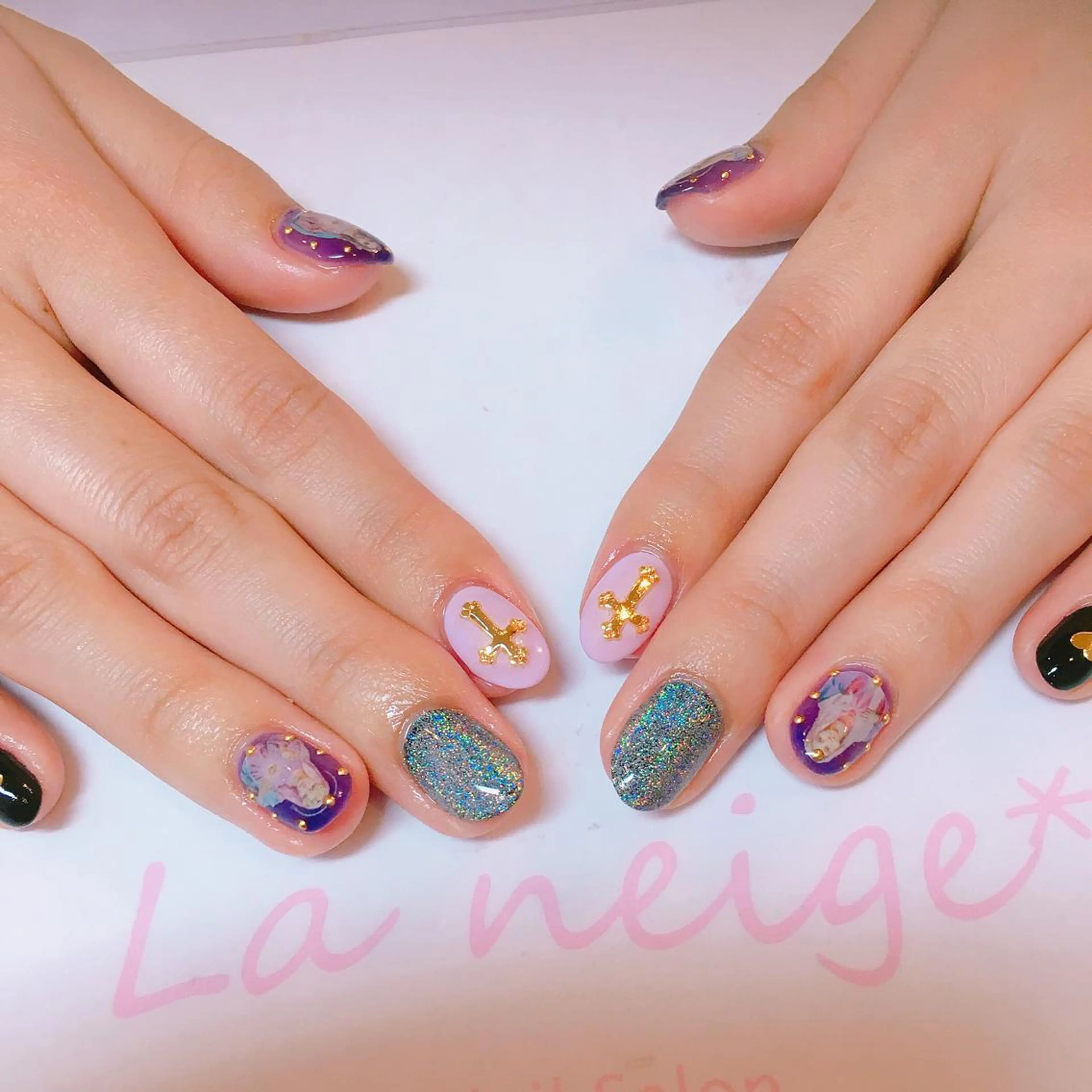 ネイル La neige* yuki 🥯🍑のネイルデザイン