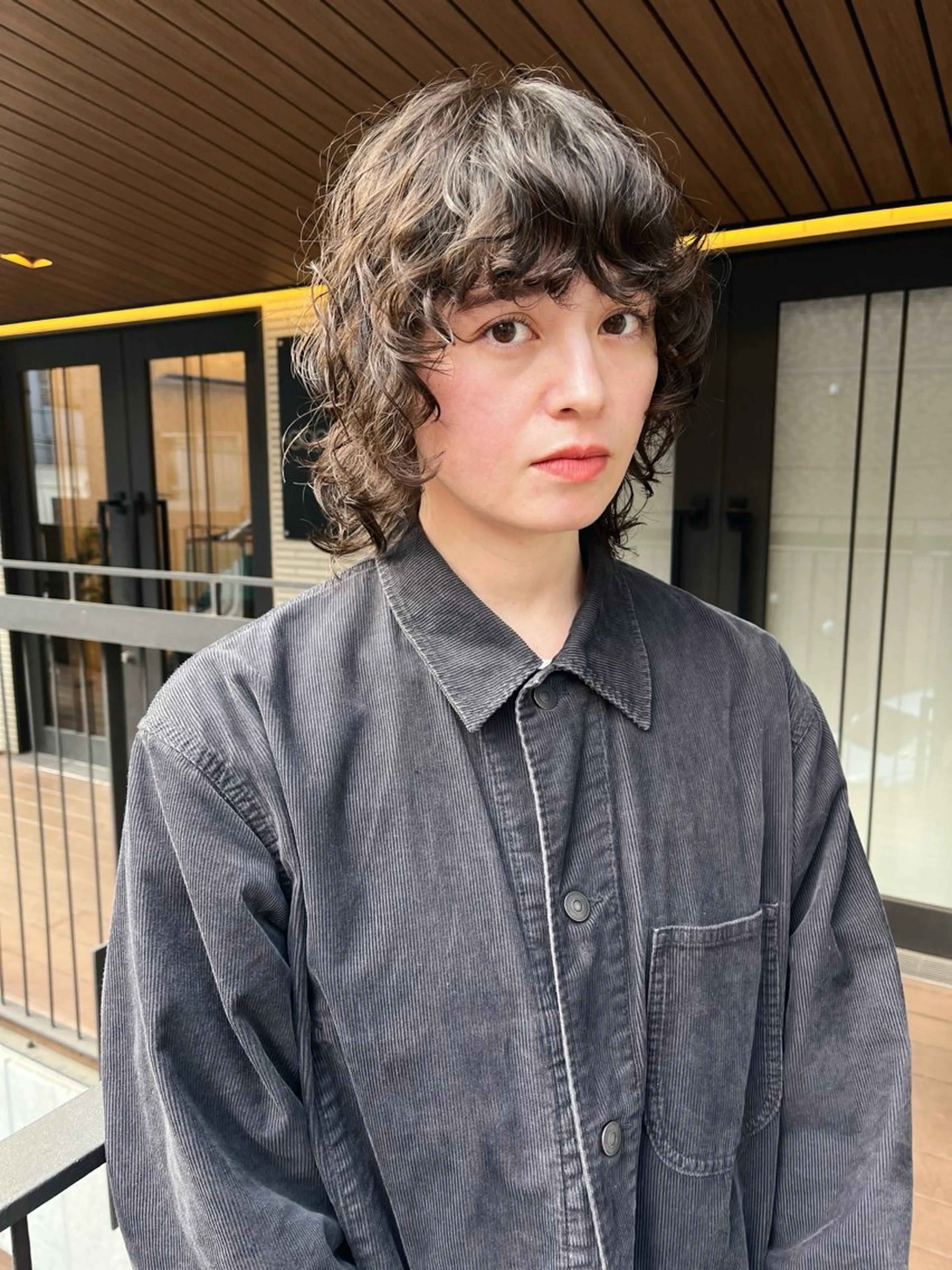 ショート パーマ カット パーマ 暖色/パーマ 🌼クニトウメイのヘアスタイル