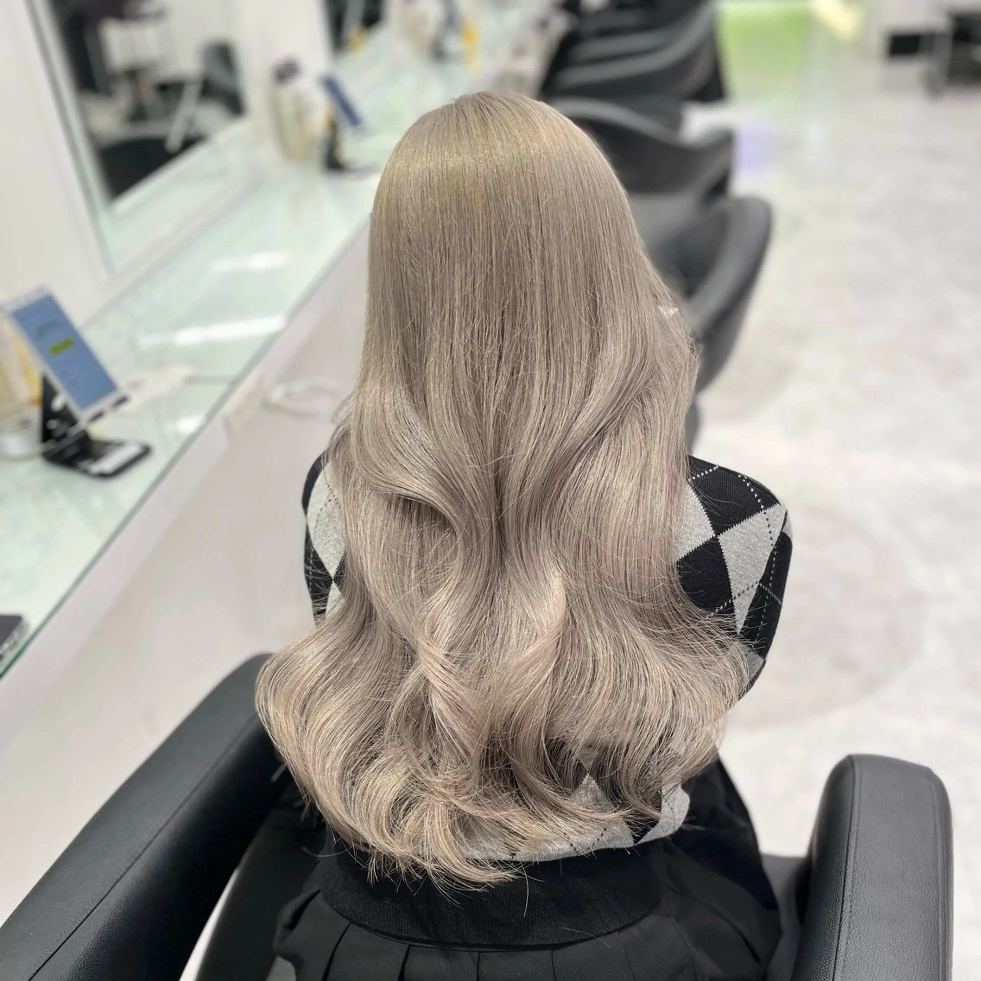 セミロング カラー パーマ ヘアアレンジ メンズ ヘアカラー ♡ 𝐑𝐈𝐎♡のヘアスタイル