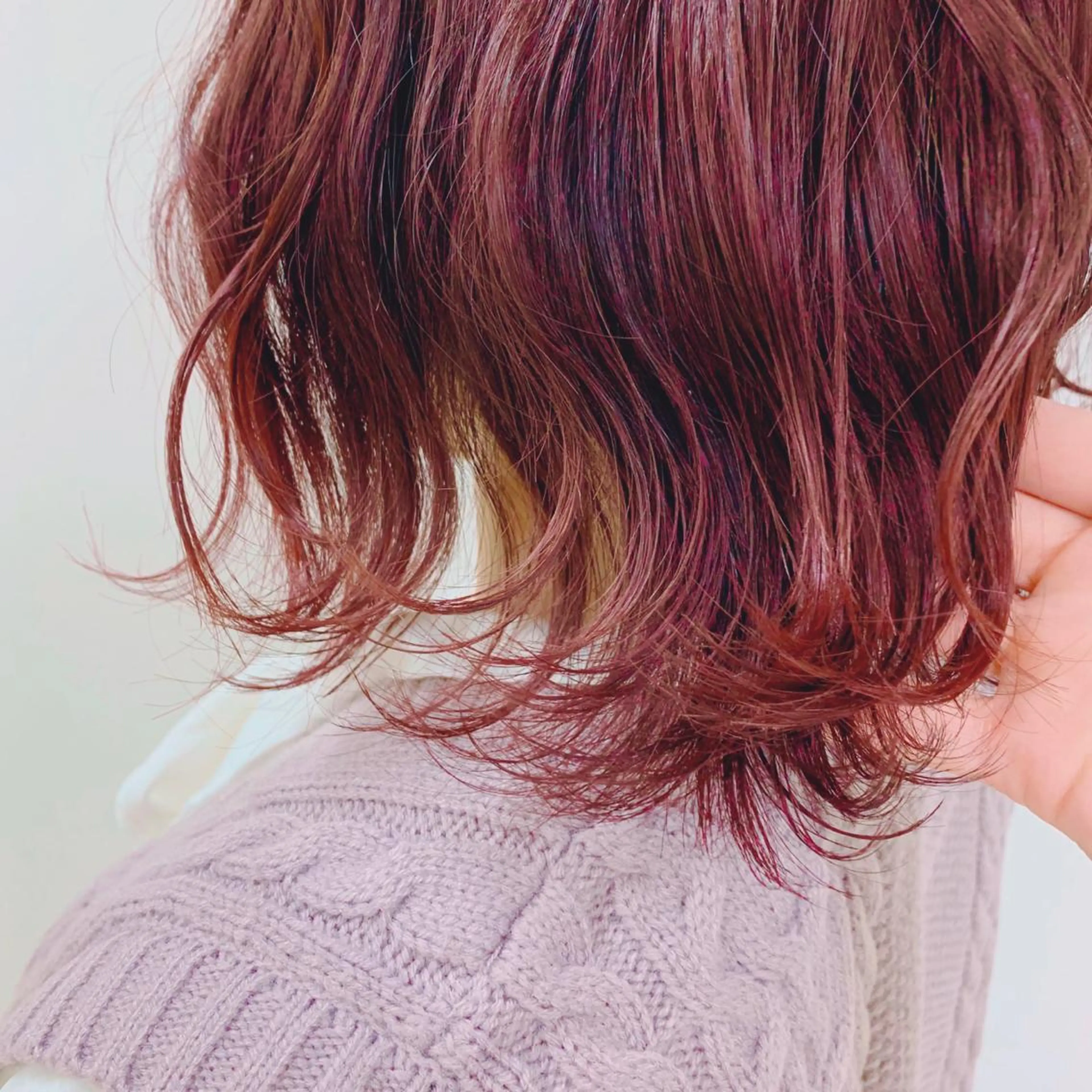 ミディアム カラー 暖色専門美容師🎀 お客様満足度◎のヘアスタイル