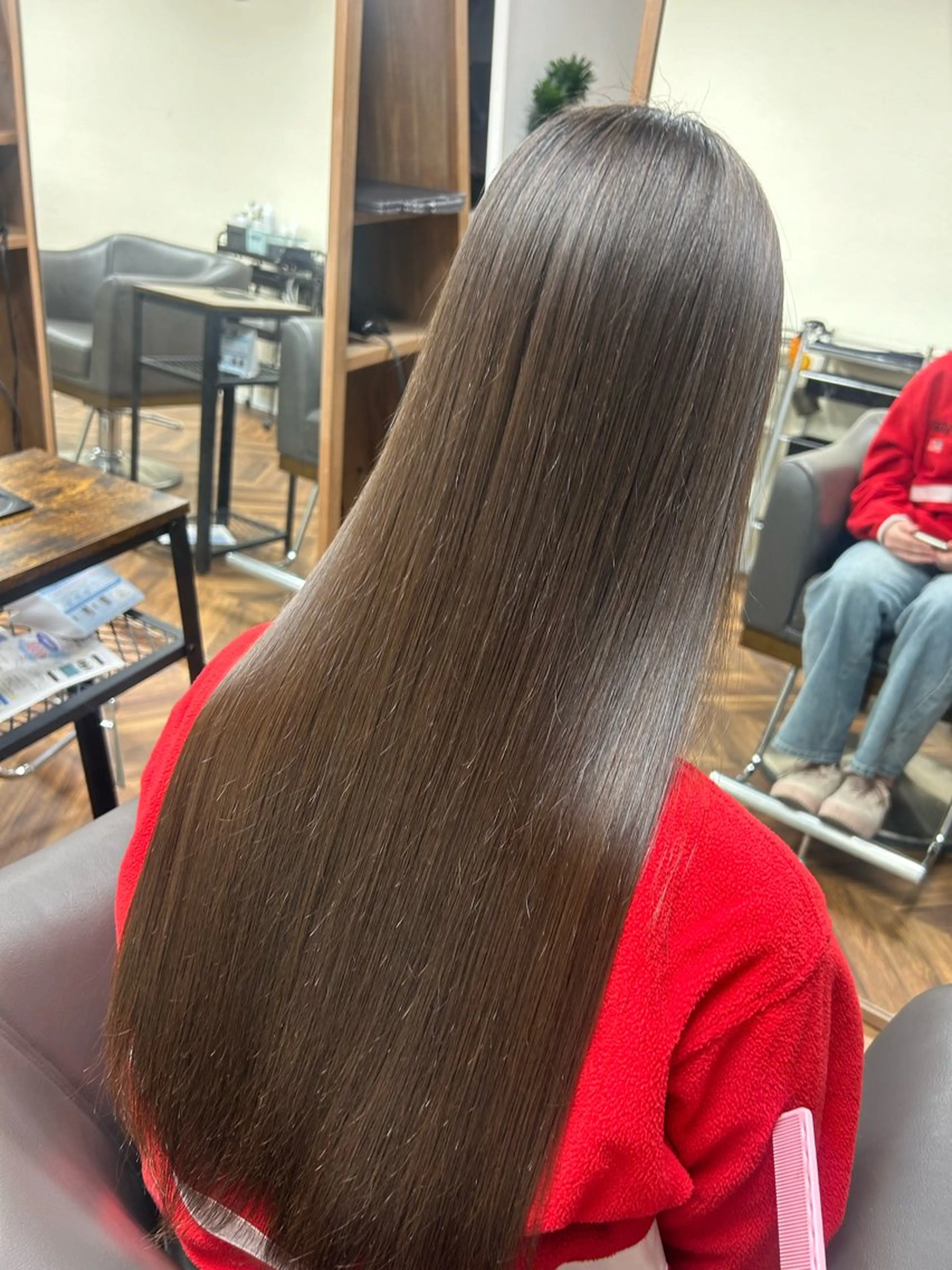 ロング 縮毛矯正 Aleap owl所属・saria [ALEAP]のヘアスタイル