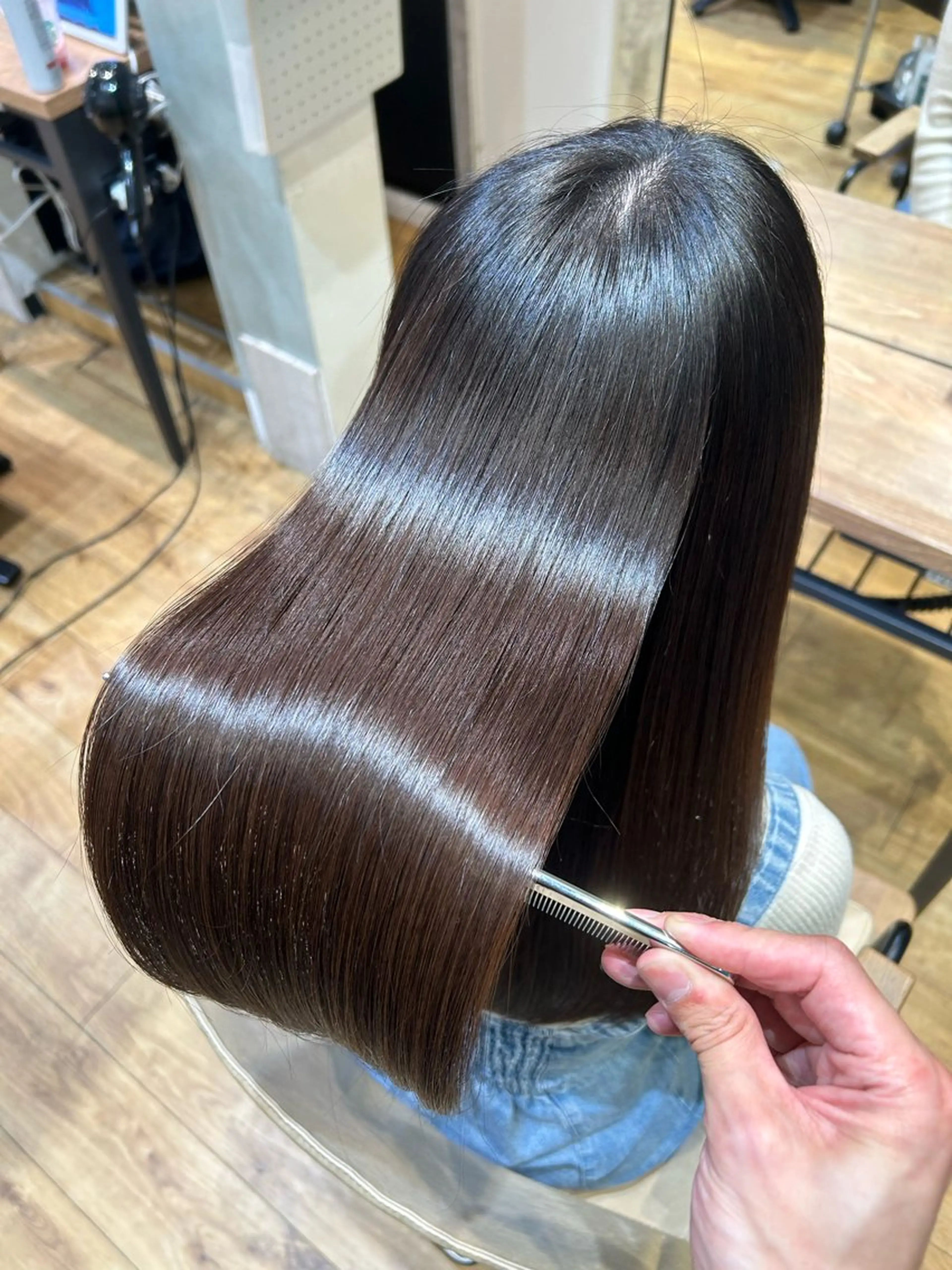 【条件あり】美髪カラー+髪質改善トリートメントの写真