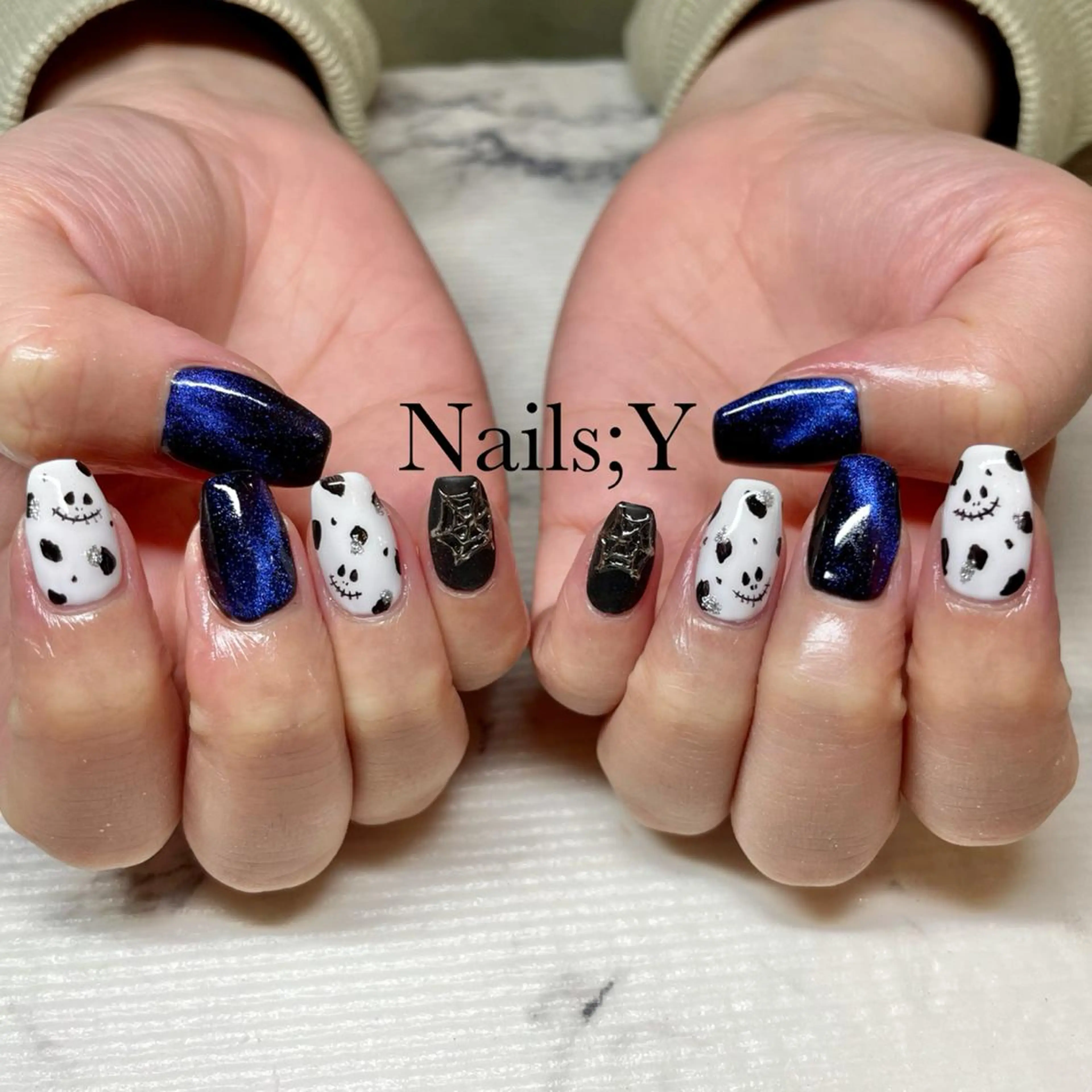 ネイル ハロウィン 持ち込み yo koのネイルデザイン