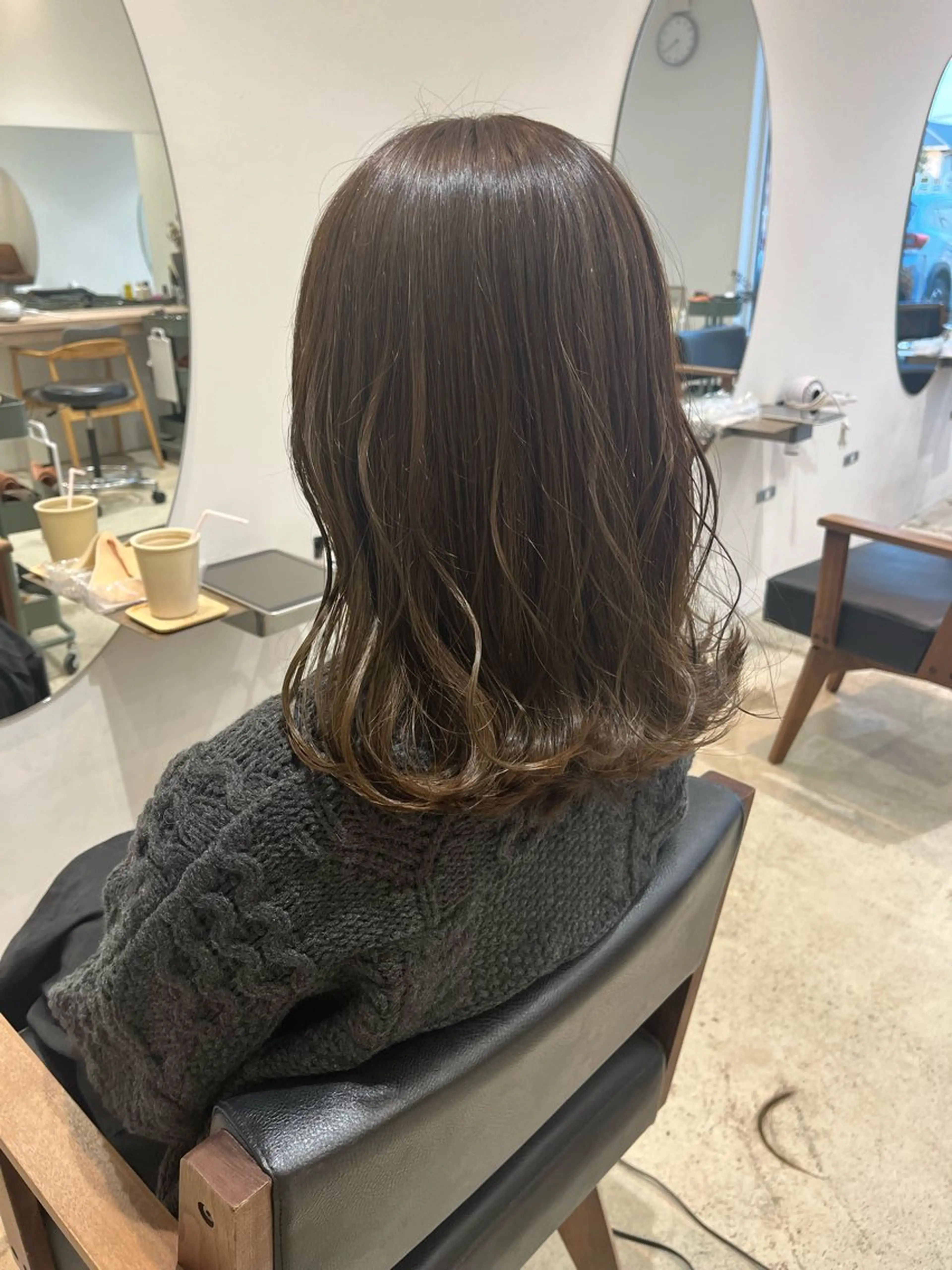 ミディアム yunica所属・yunica manaeのヘアスタイル