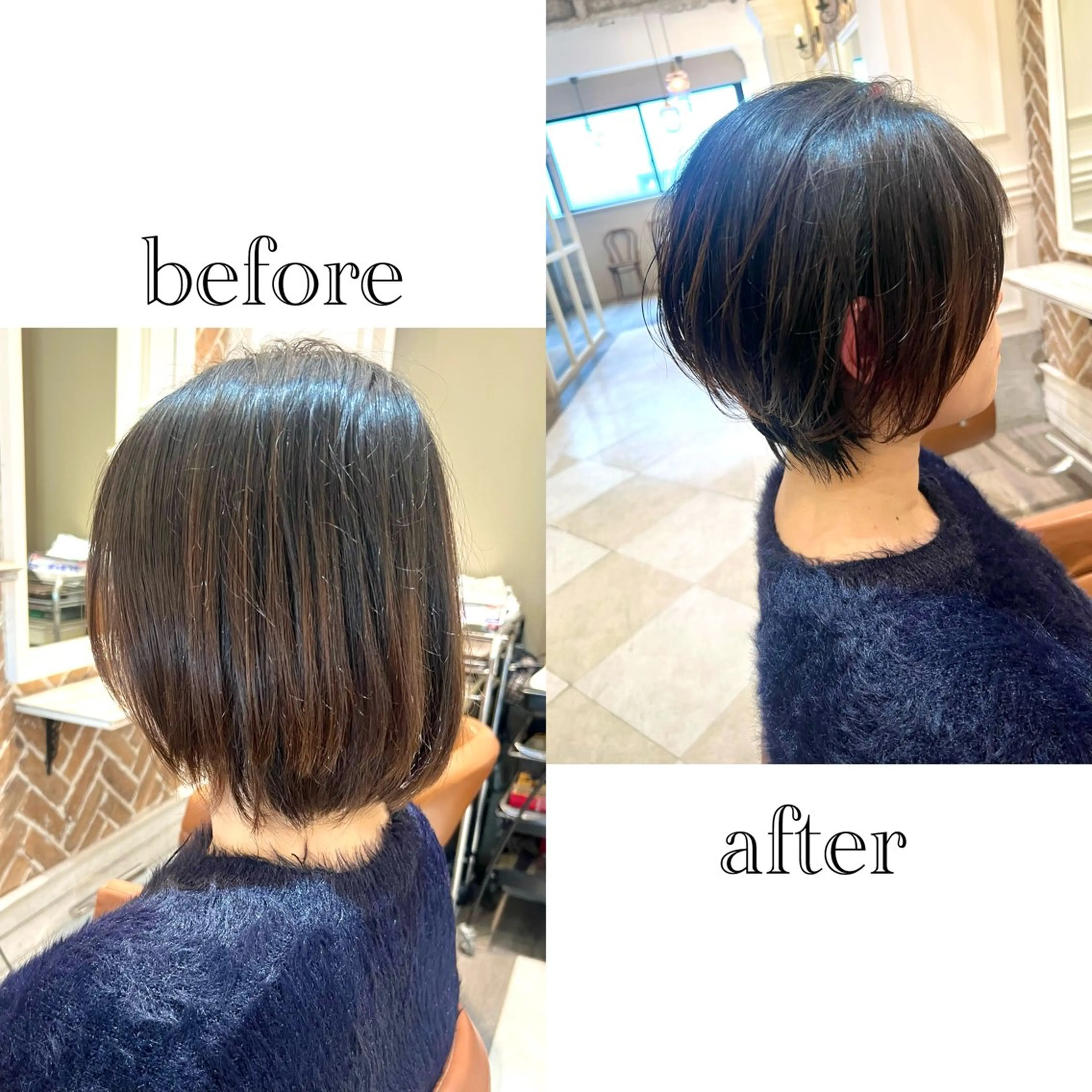 ショート カラー Realme  京都四条烏丸ドゥエby  yk所属・小塚 耀介✂︎ ショートボブ特化のヘアスタイル