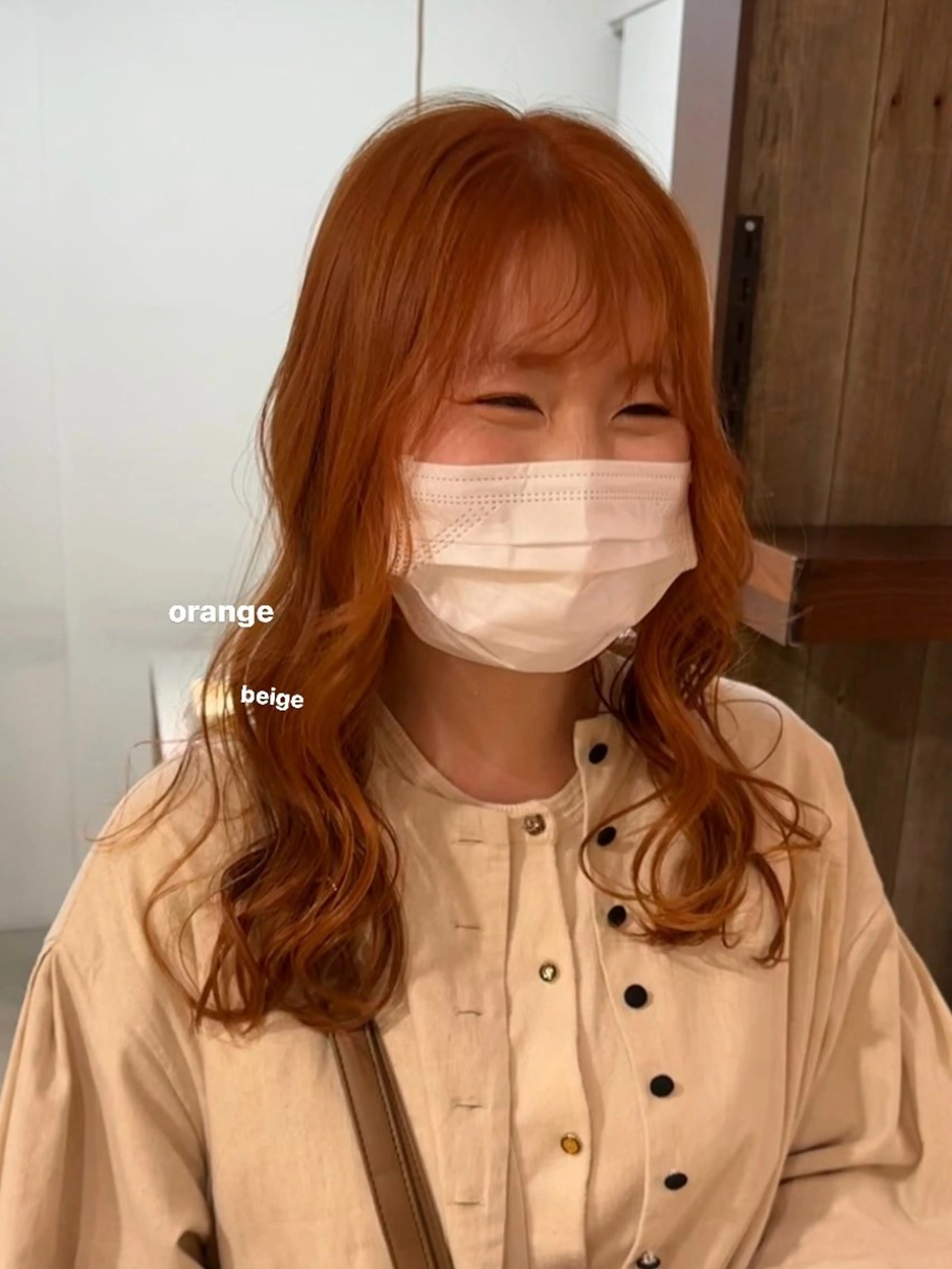 セミロング カラー ヘアカラー トリートメント 暖色カラー/レイヤー 🌙 オノユリカのヘアスタイル