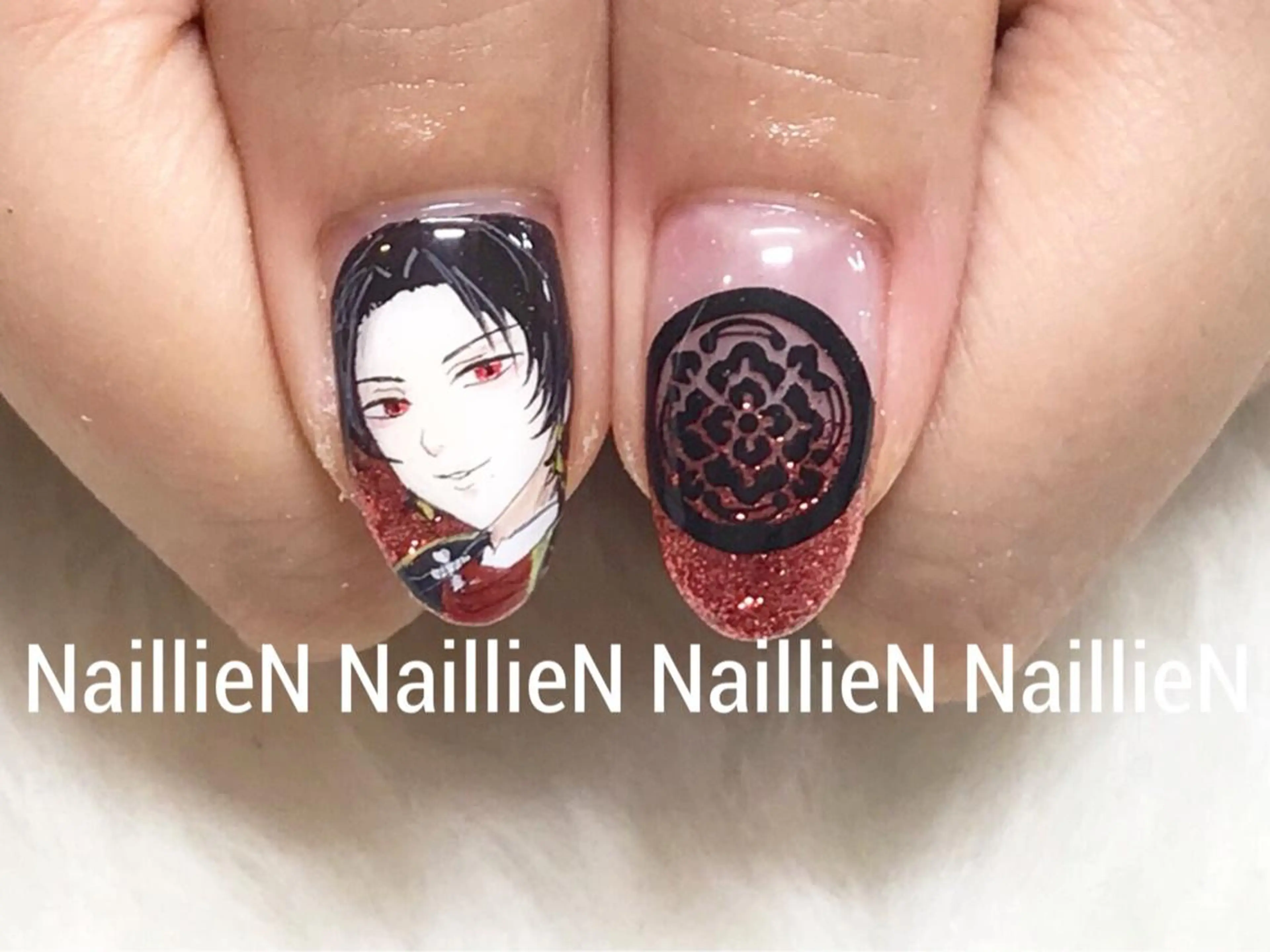 ネイル 持ち込み ハンドネイル Nail lieNのネイルデザイン