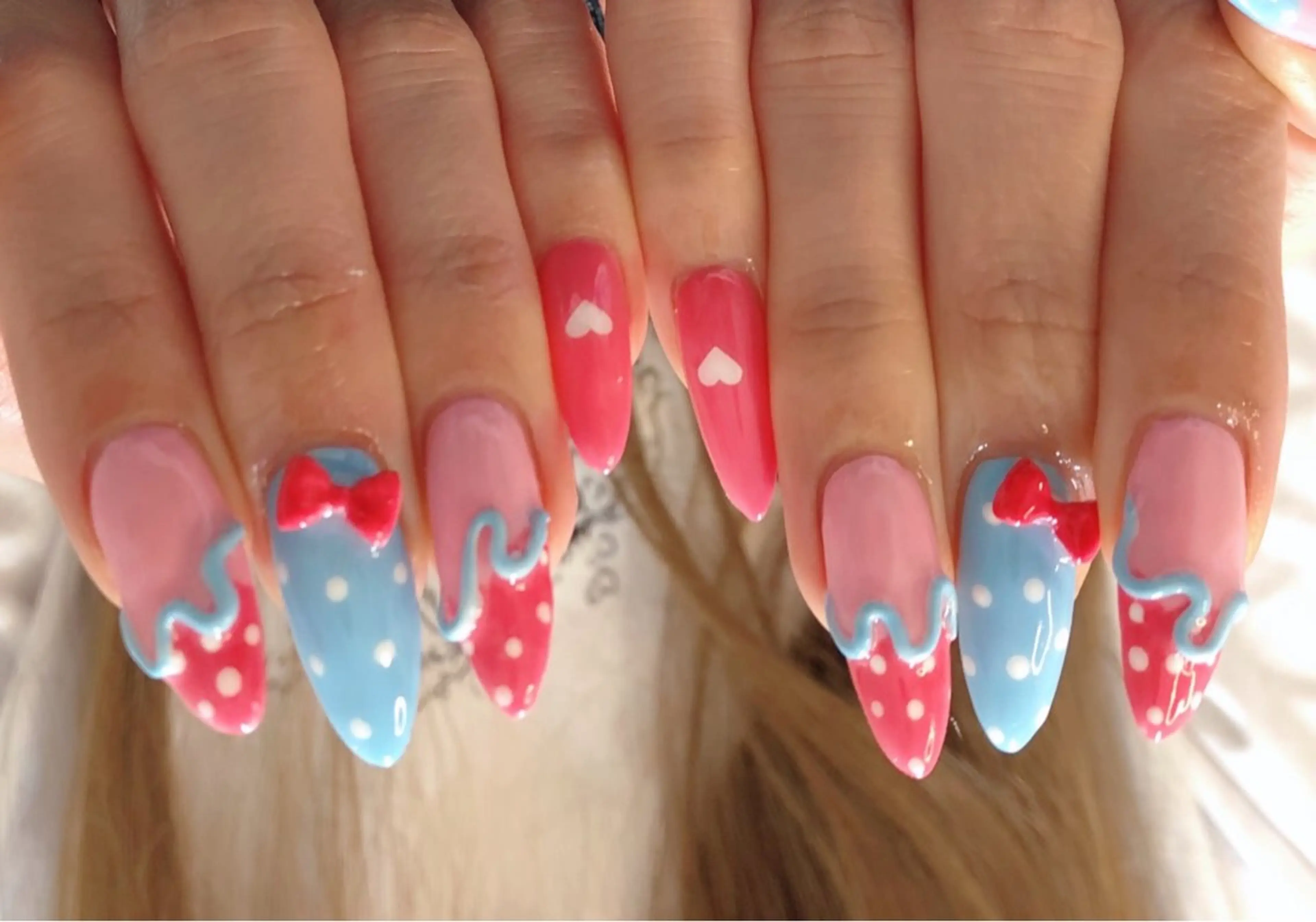 ネイル フレンチネイル ジェルネイル ガラスフレンチ ゴージャス グラデーション 大門浜松町 ネイルのネイルデザイン