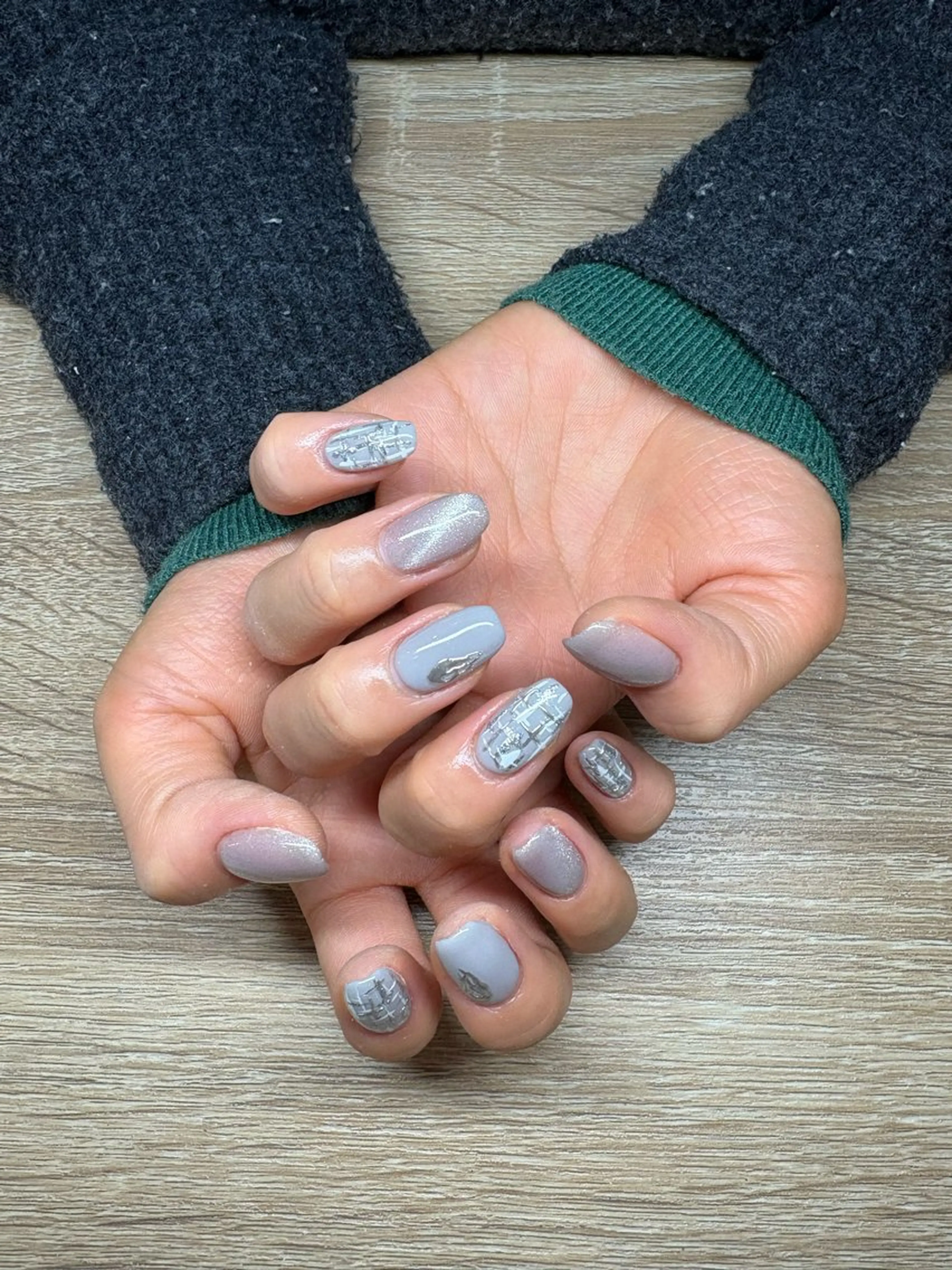 ネイル 冬ネイル アンリッシュ新宿店 kousakaのネイルデザイン