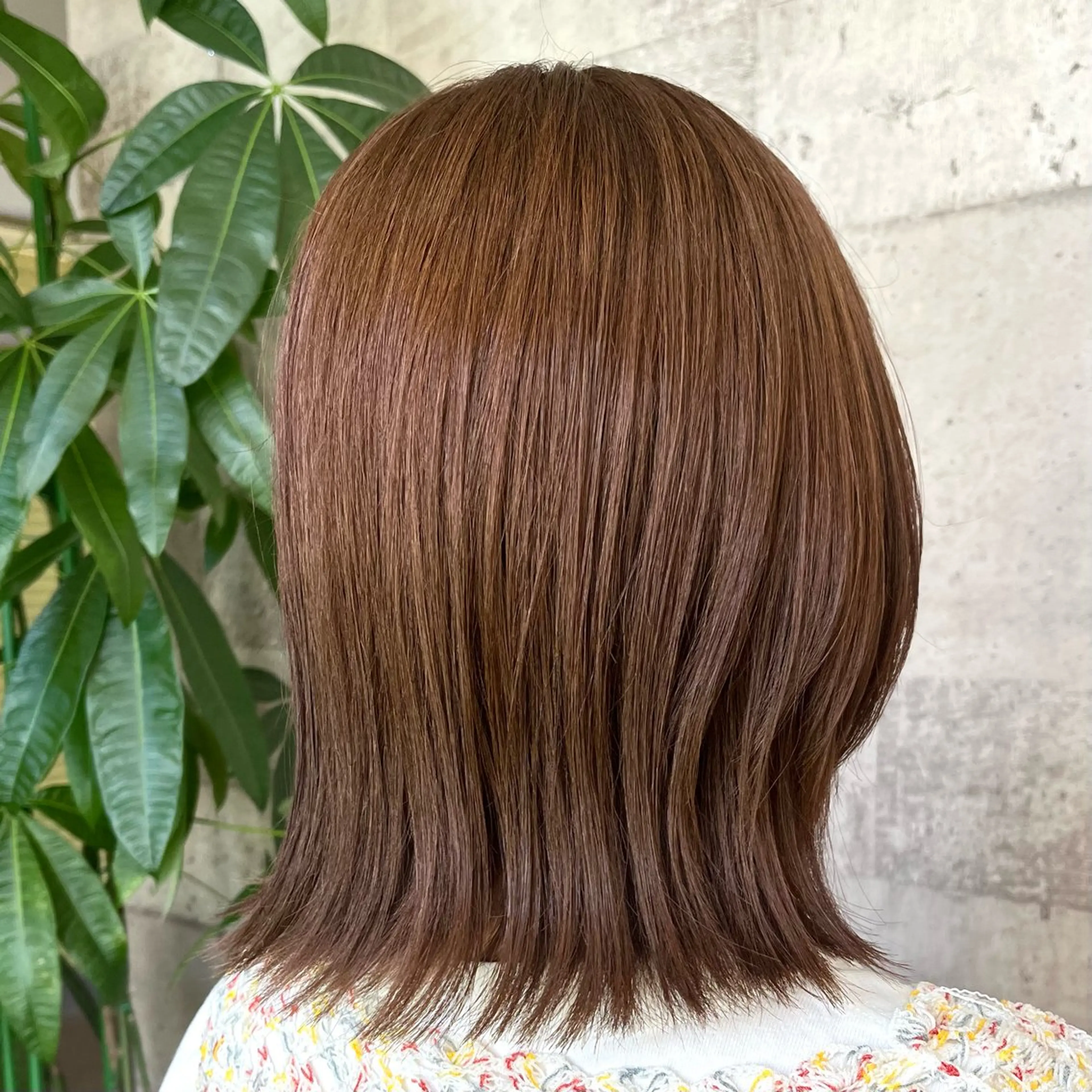 ミディアム カット ヘアカラー 北島 遥香🫧インナ ー /ベージュカラーのヘアスタイル