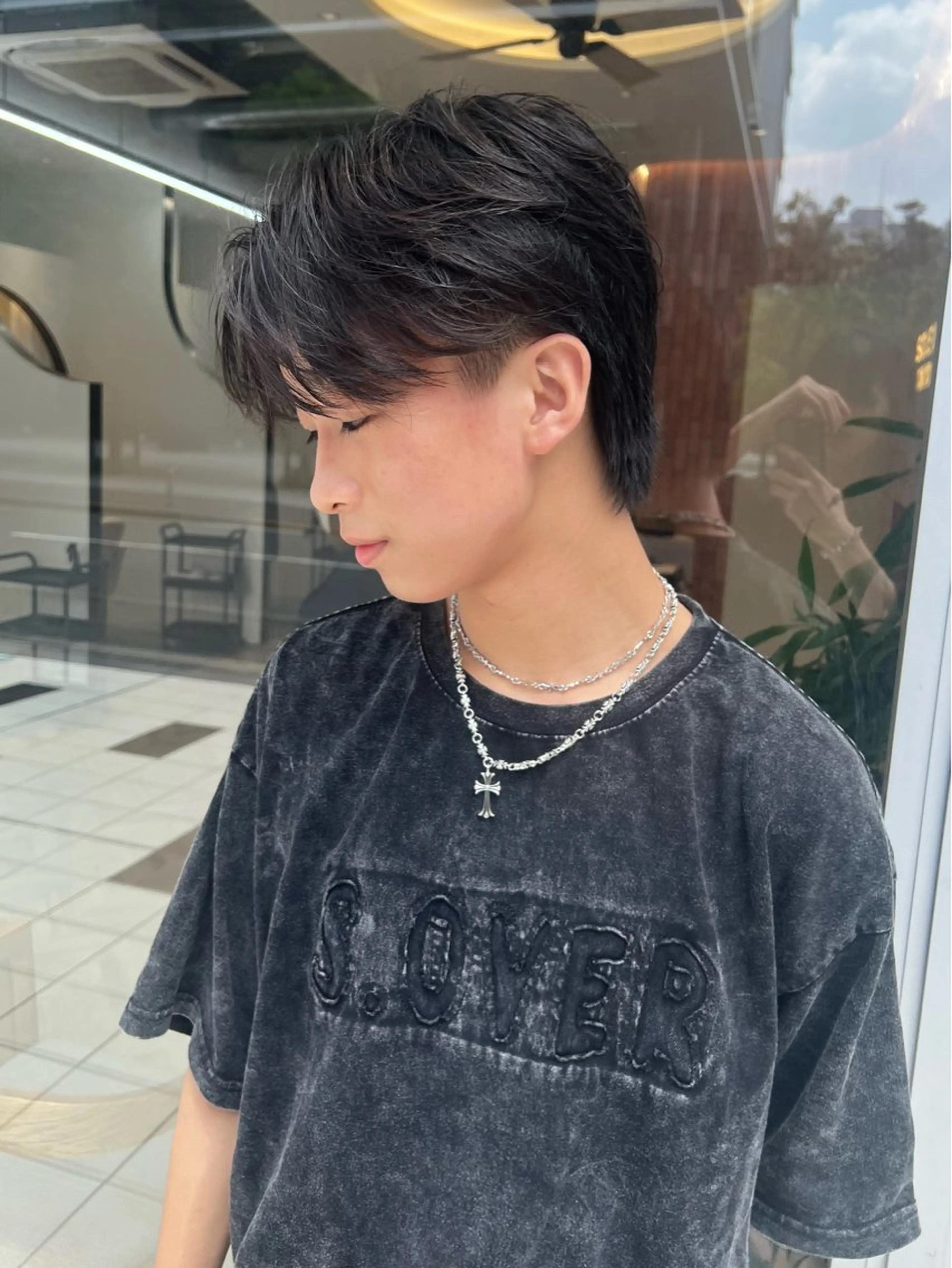 メンズ 毛流れフェザー スタイル🔹竹内凌のヘアスタイル