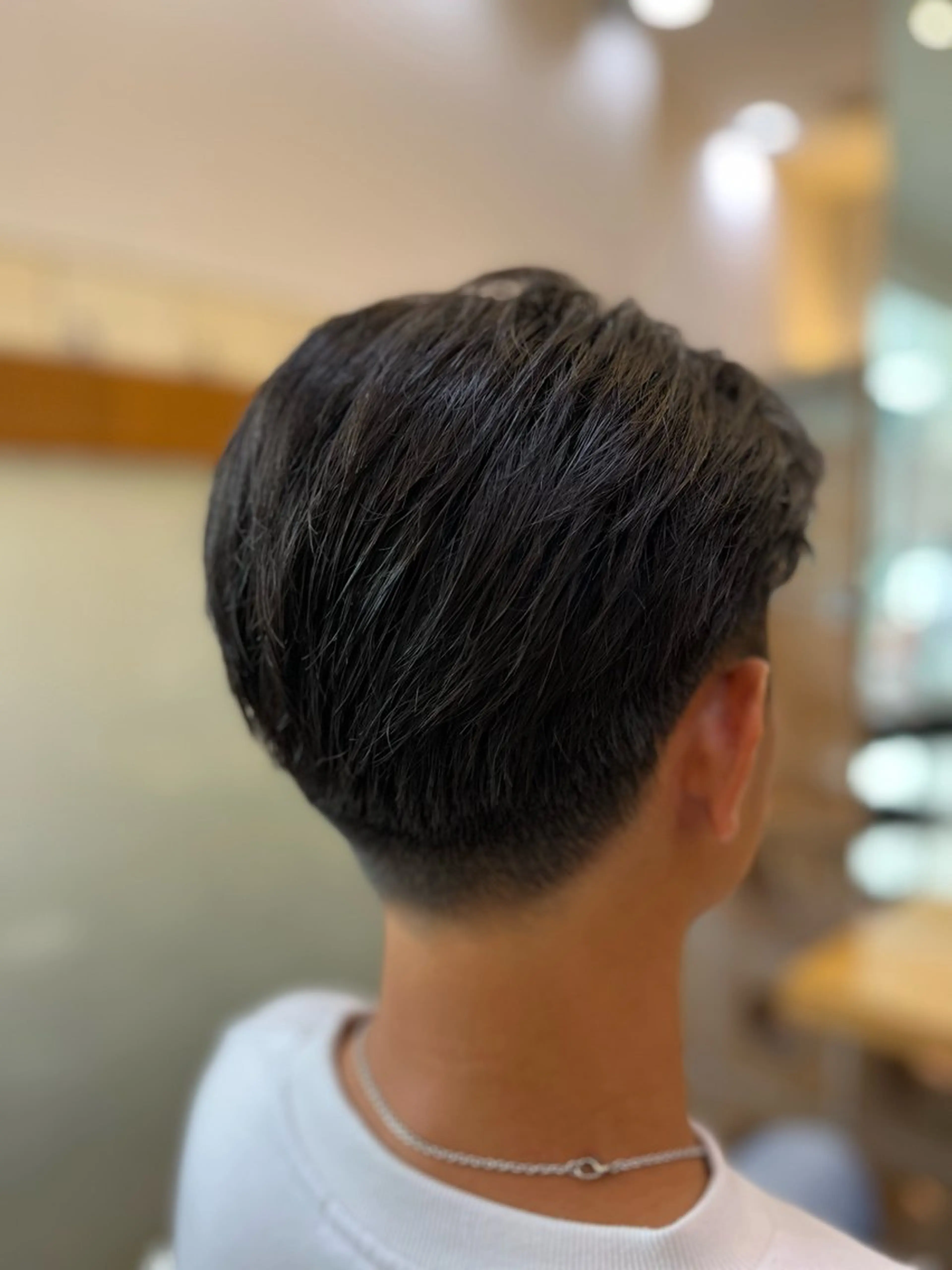 ショート カラー メンズ オールバック 学生（メンズ向け） 学生 かきあげバング 似合わせカット 🥀ダブルカラー/ 艶カラー🥀ユイキのヘアスタイル