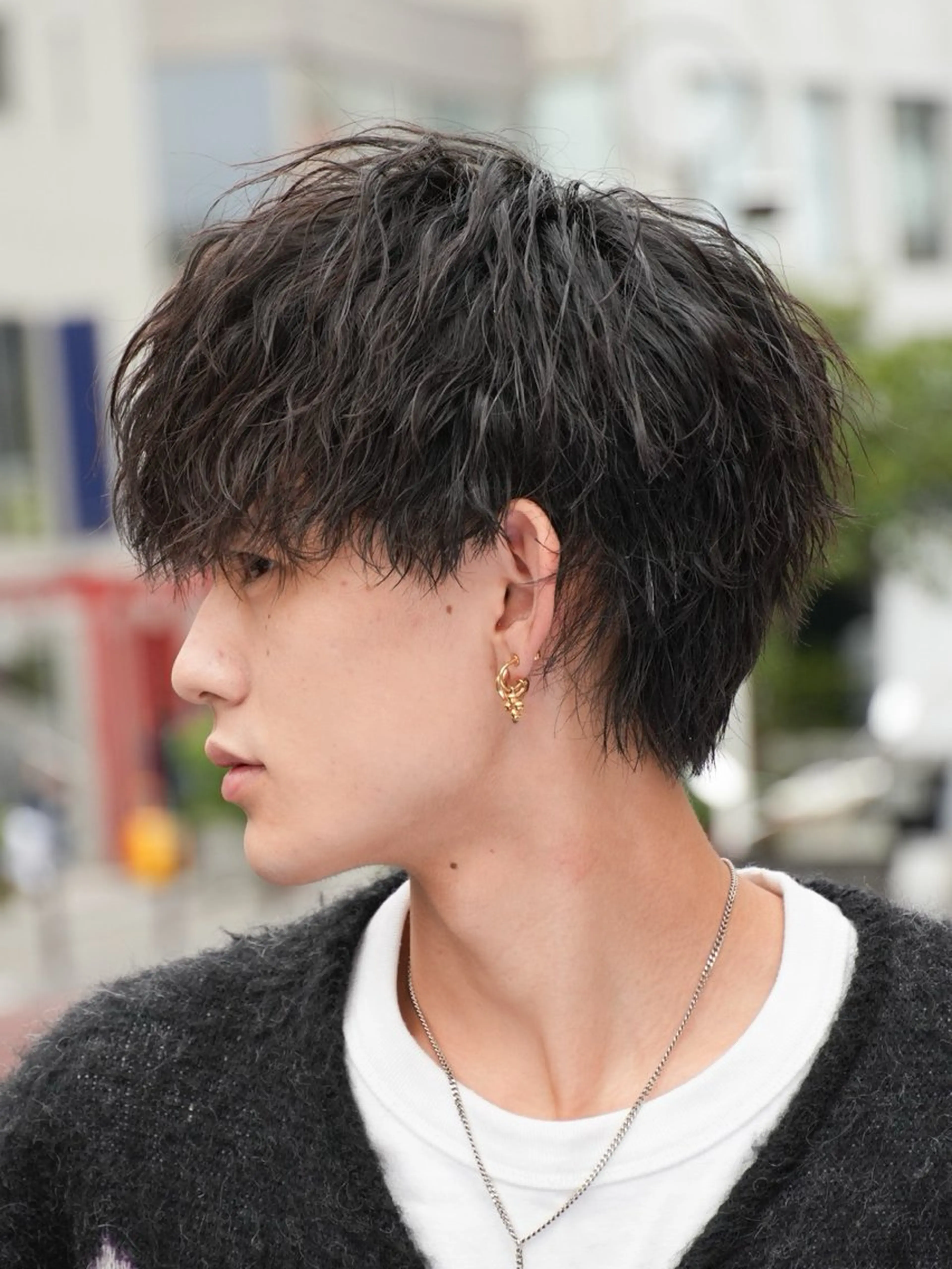 パーマ メンズ センターパート マッシュ メンズパーマ プードルパーマ メンズツイストパーマ カット パーマ 仙台メンズパーマ/ fifth/丸山佳叶のヘアスタイル