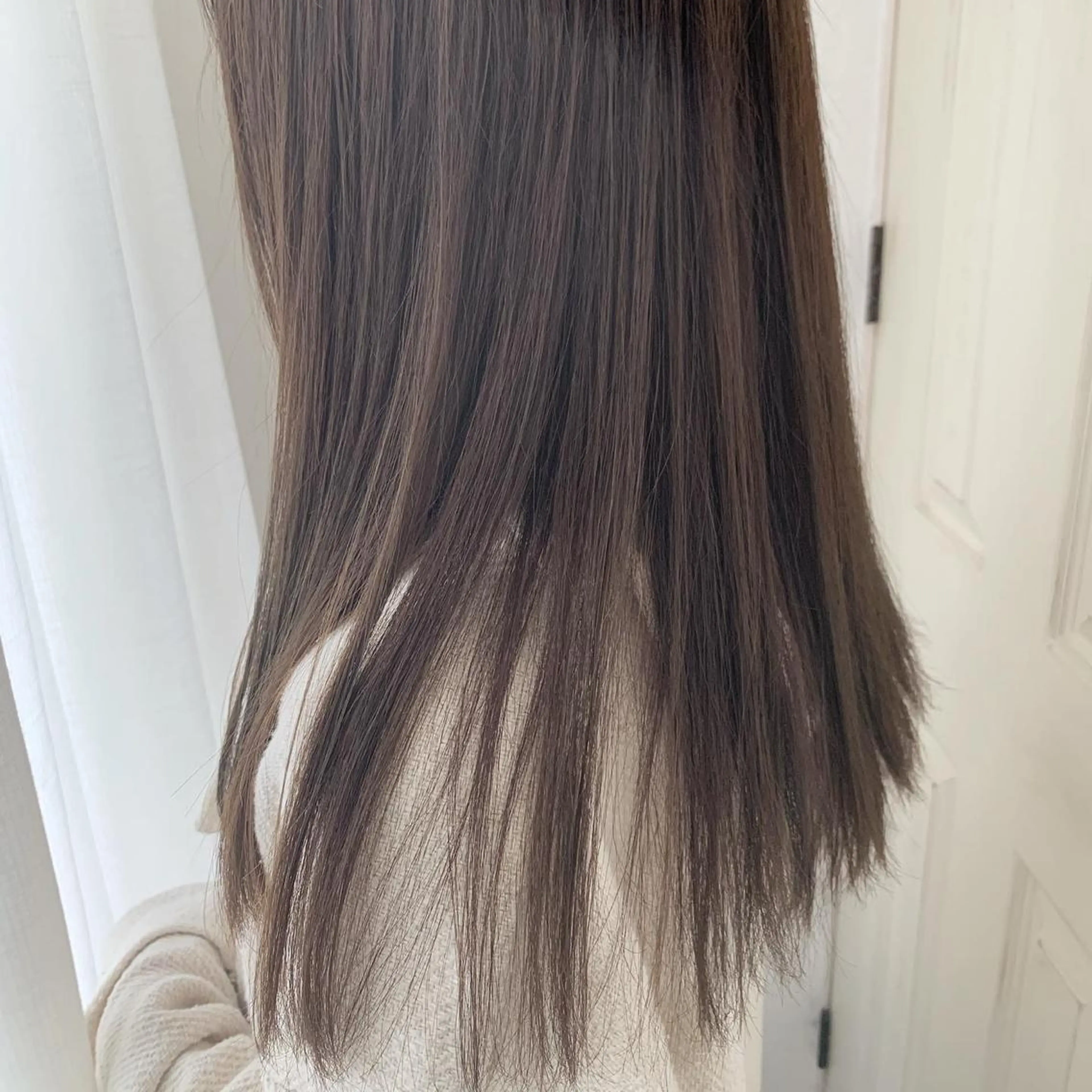 ロング カラー カット ヘアカラー fio マナミのヘアスタイル