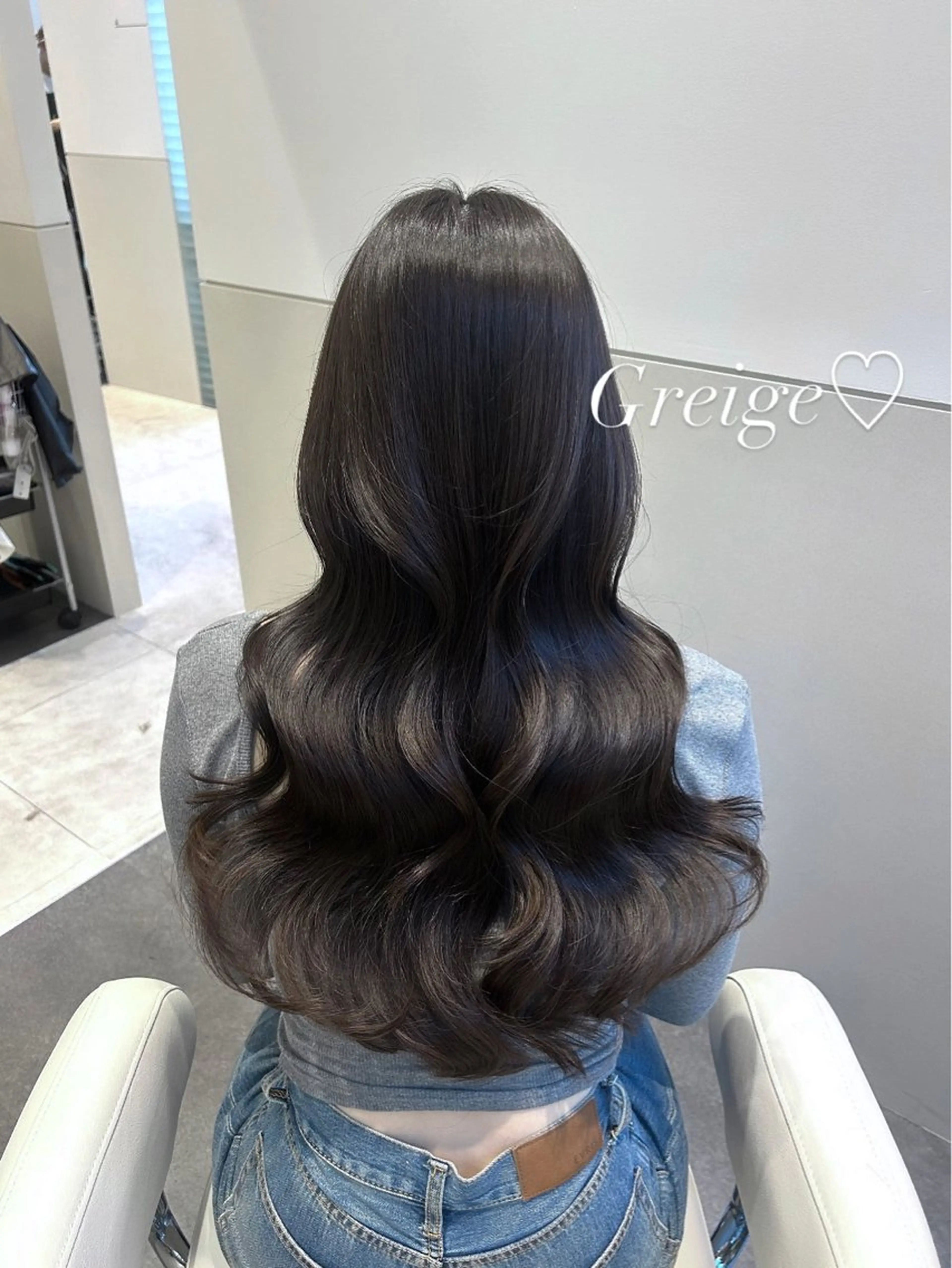 ロング カラー トリートメント カット ヘアカラー トリートメント 🩷韓国ヘア/ミディ アム🩷Maikaのヘアスタイル