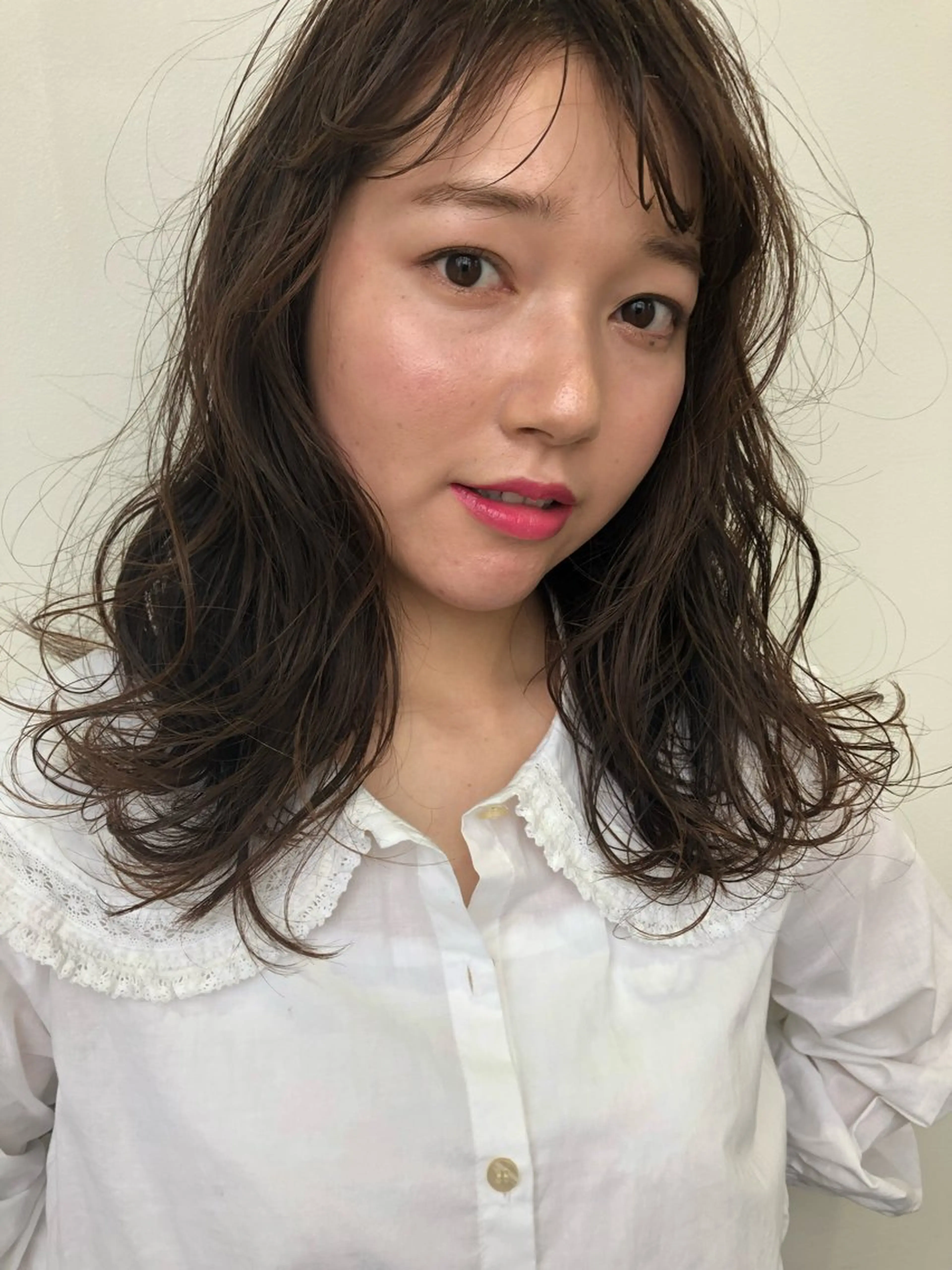 セミロング カラー IKU ミニボブ名古屋のヘアスタイル
