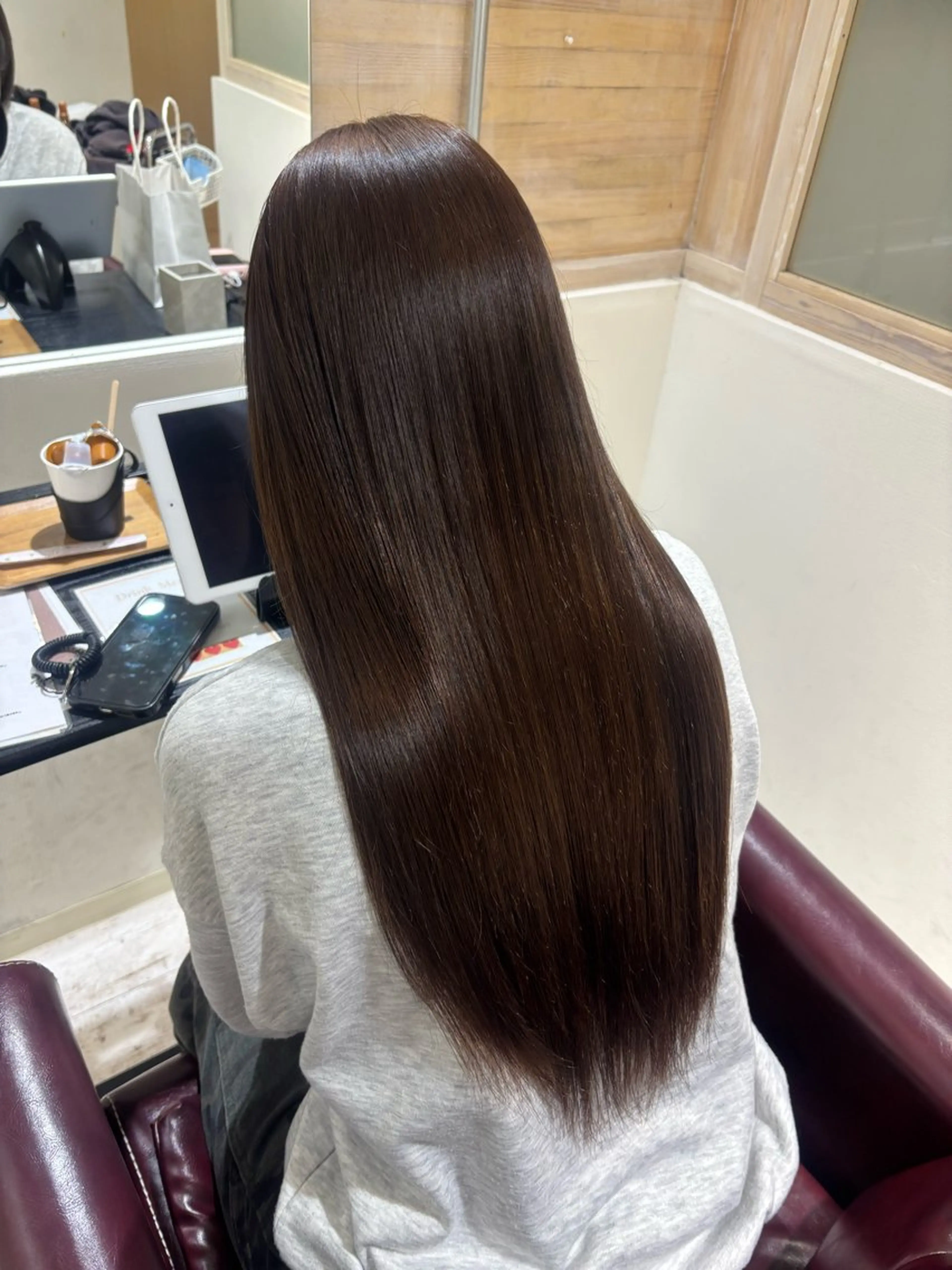 ロング ヘアカラー トリートメント 藤林 かづき🪽のヘアスタイル