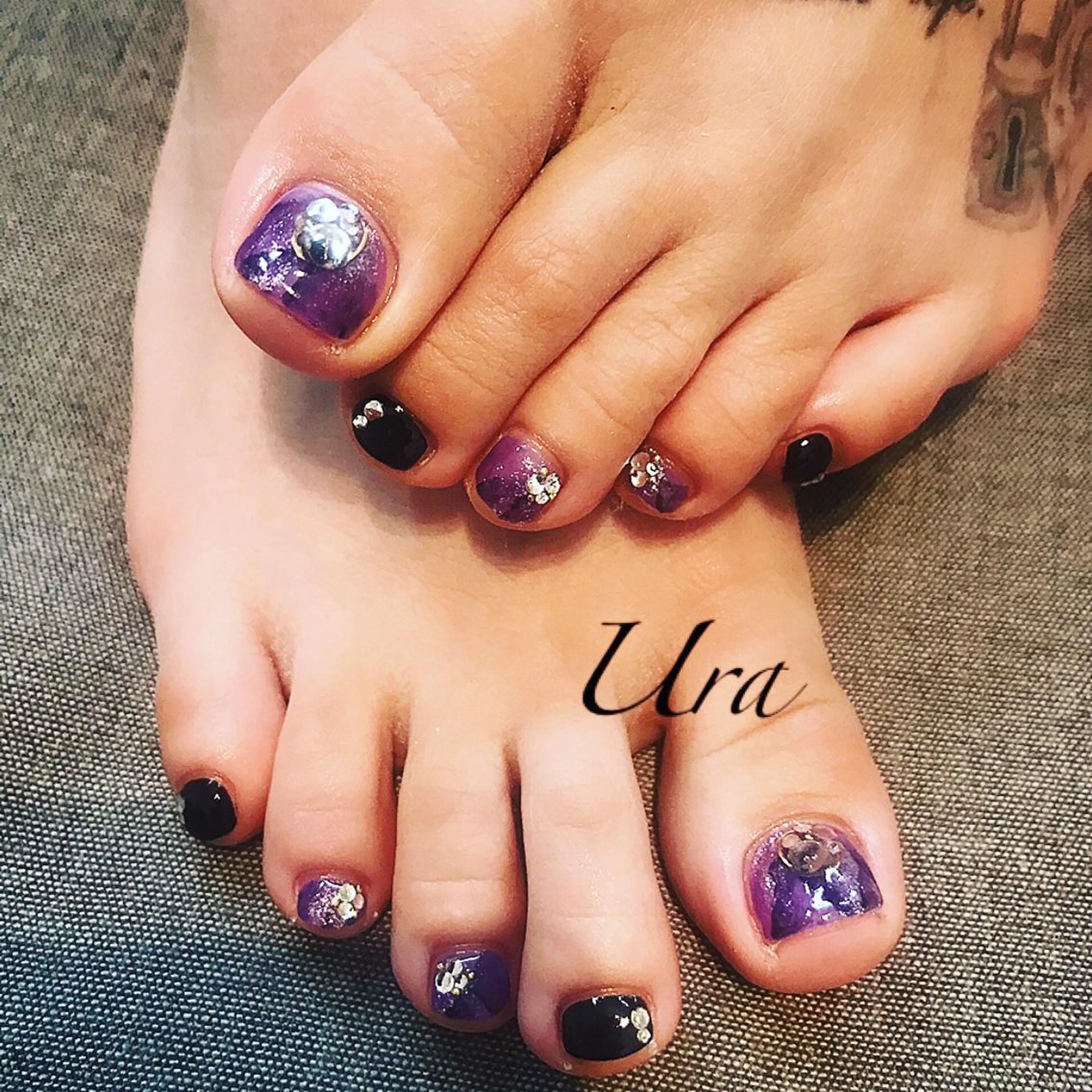 ネイル フットネイル UrakoNail 《nail》のネイルデザイン