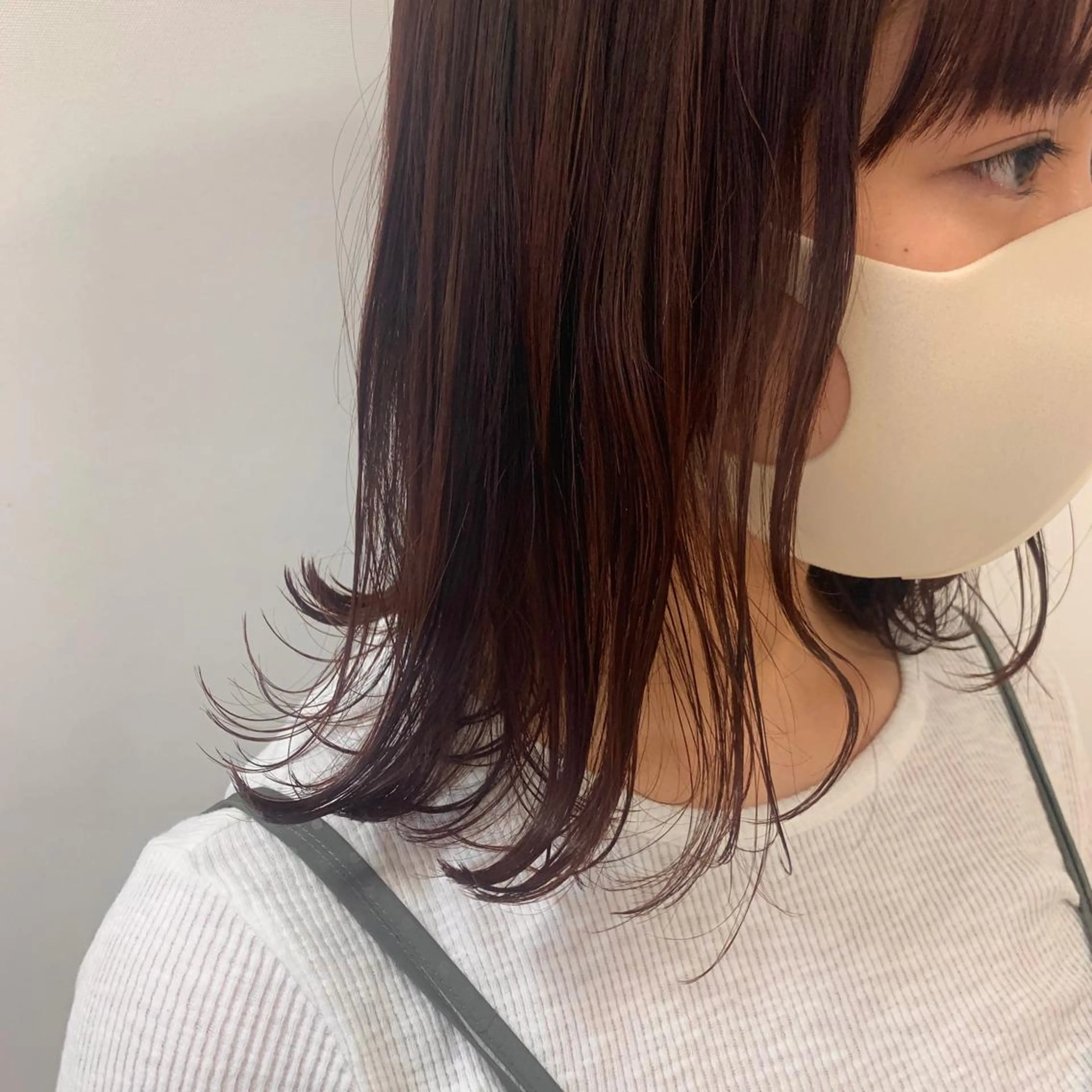 ミディアム カラー ヘアカラー トリートメント 暖色専門美容師🎀 お客様満足度◎のヘアスタイル