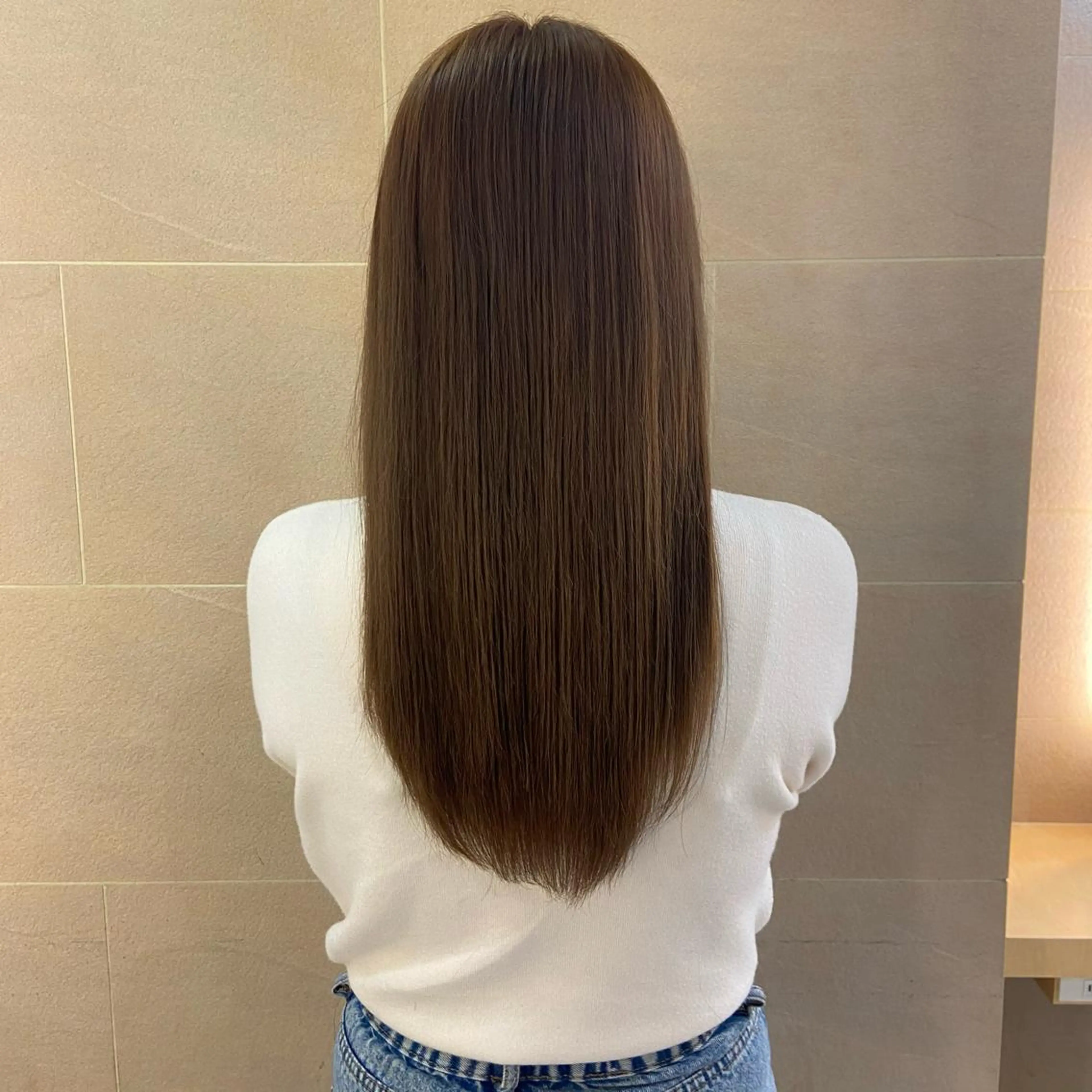 ロング カラー 新宿/韓国ヘア 中明度カラー/かやのヘアスタイル