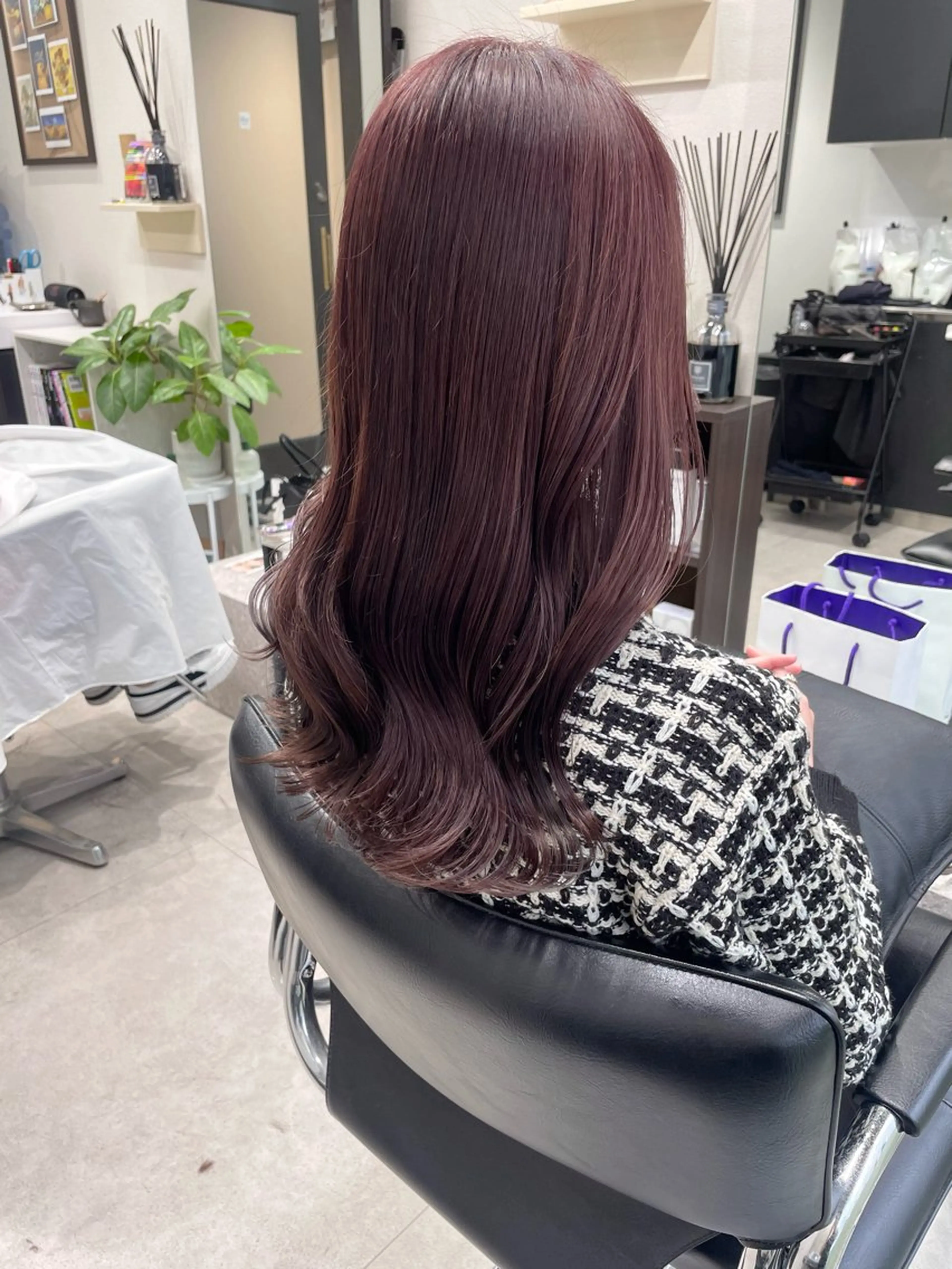 ロング カラー ヘアカラー 髪質改善will hairdesignのヘアスタイル