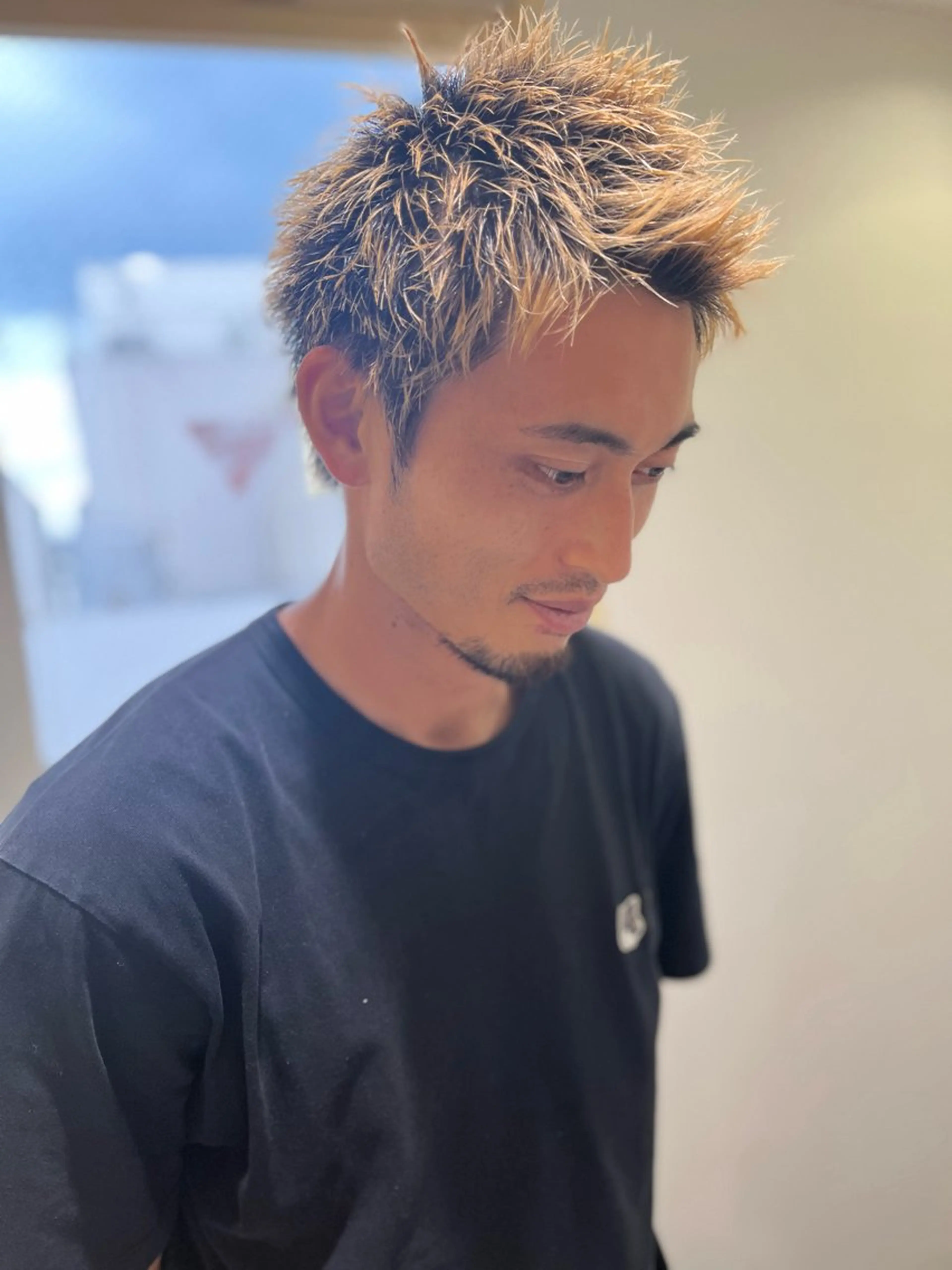 ショート カラー メンズ カット ヘアカラー ワタイショウタ 髪質改善✨眉毛サロンのヘアスタイル