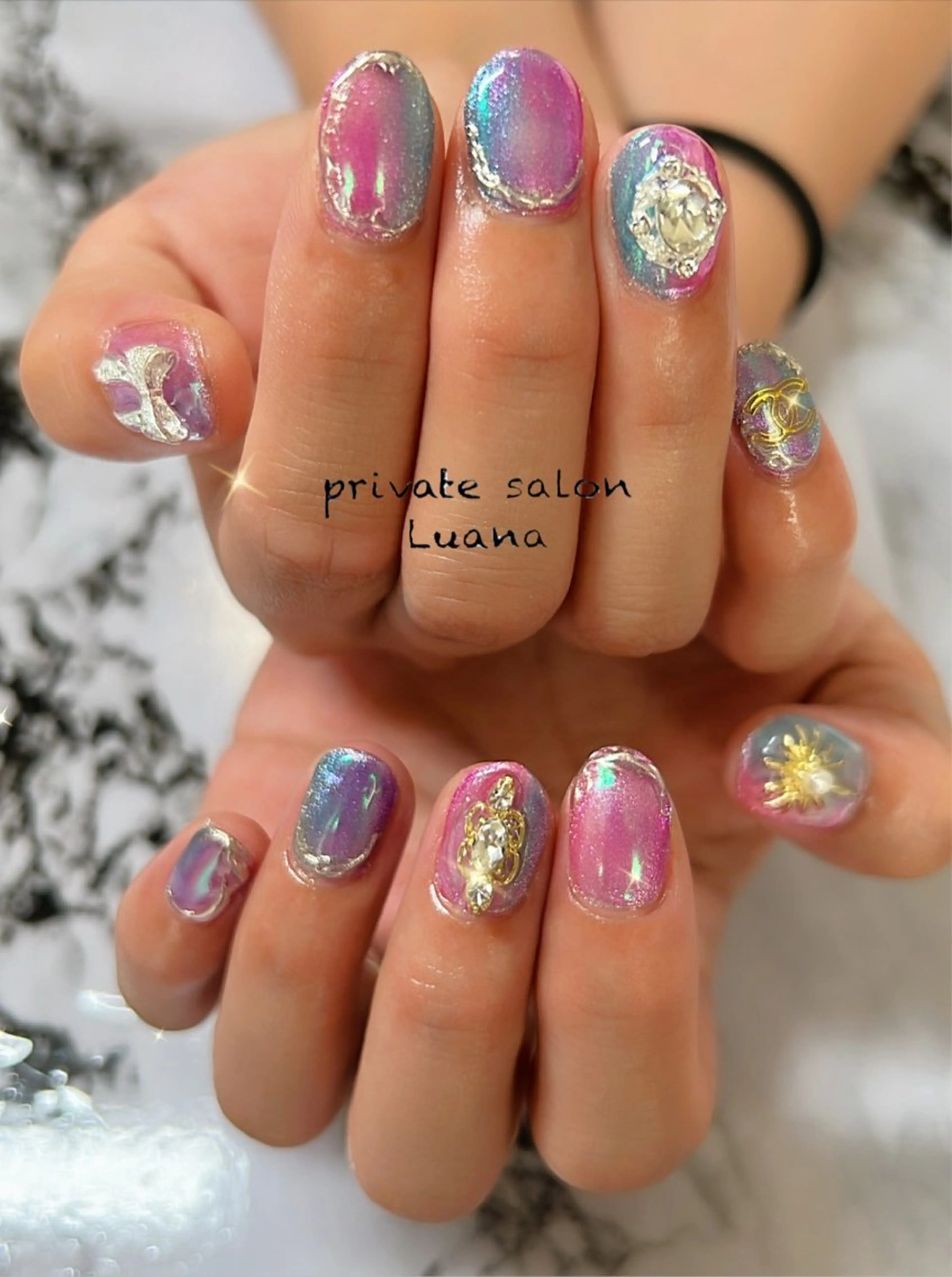 ネイル ハンドネイル 自宅ネイルサロン ルアナのネイルデザイン