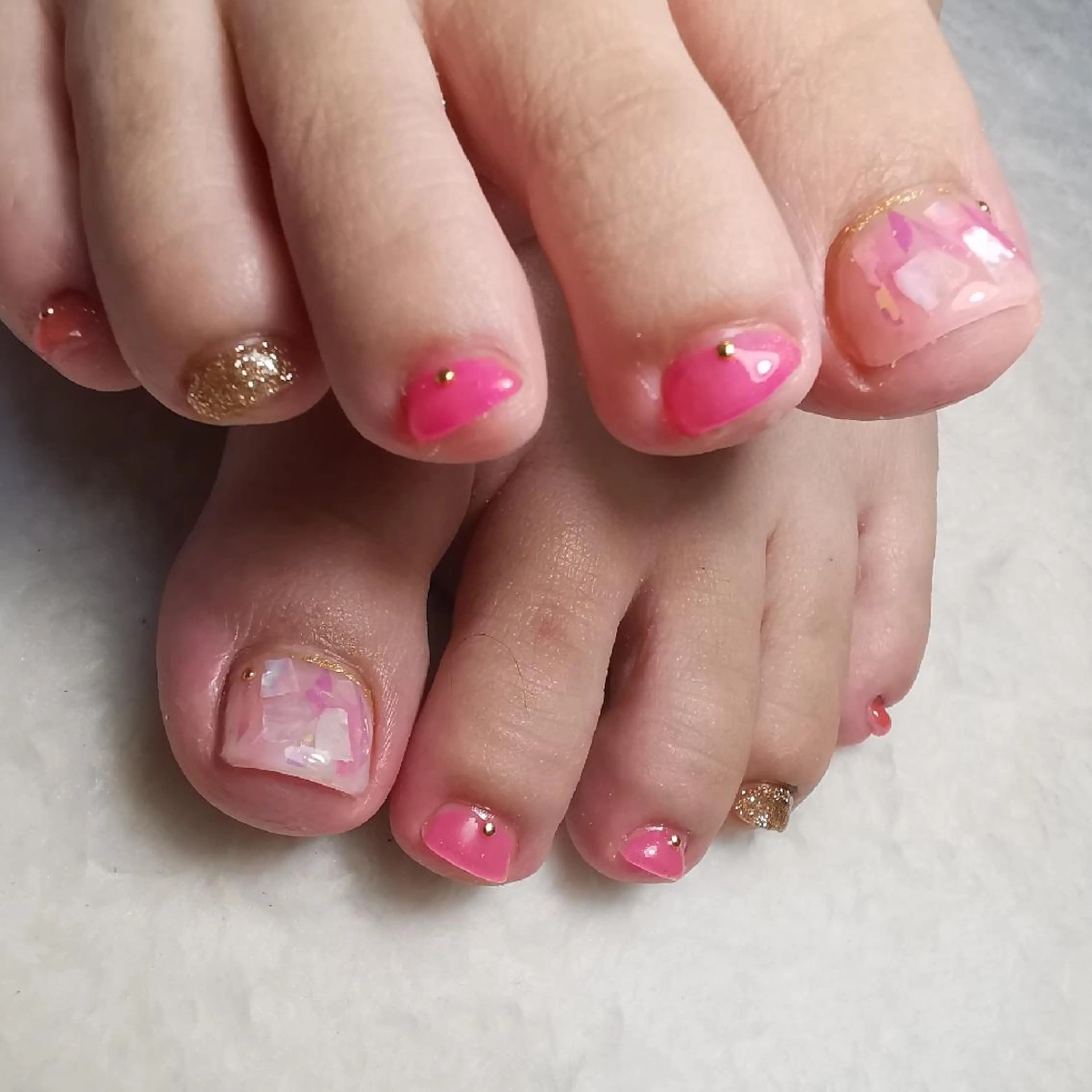 ネイル 持ち込み フットネイル reve あやののネイルデザイン