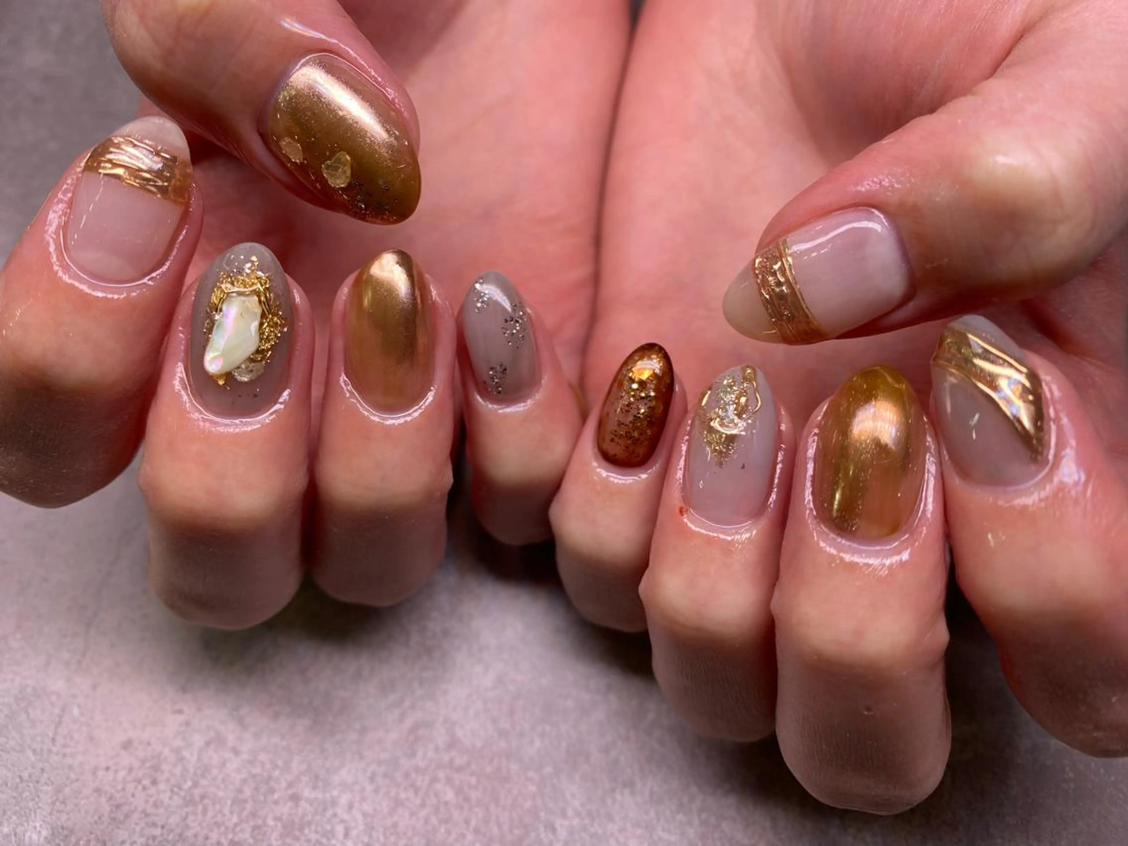 ネイル 高野 梨紗子のネイルデザイン