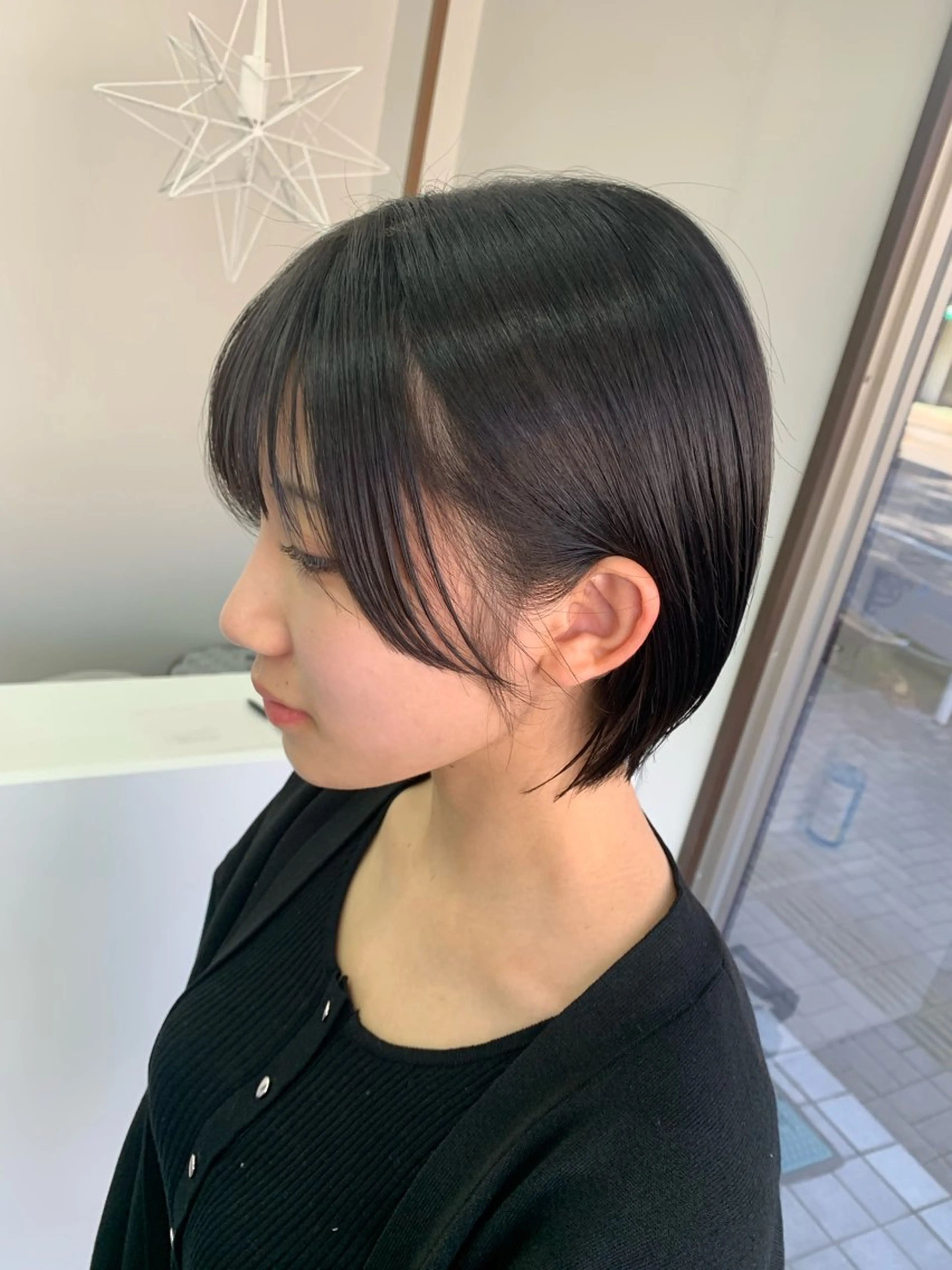 ショート ボブ 坂井 水菜美のヘアスタイル