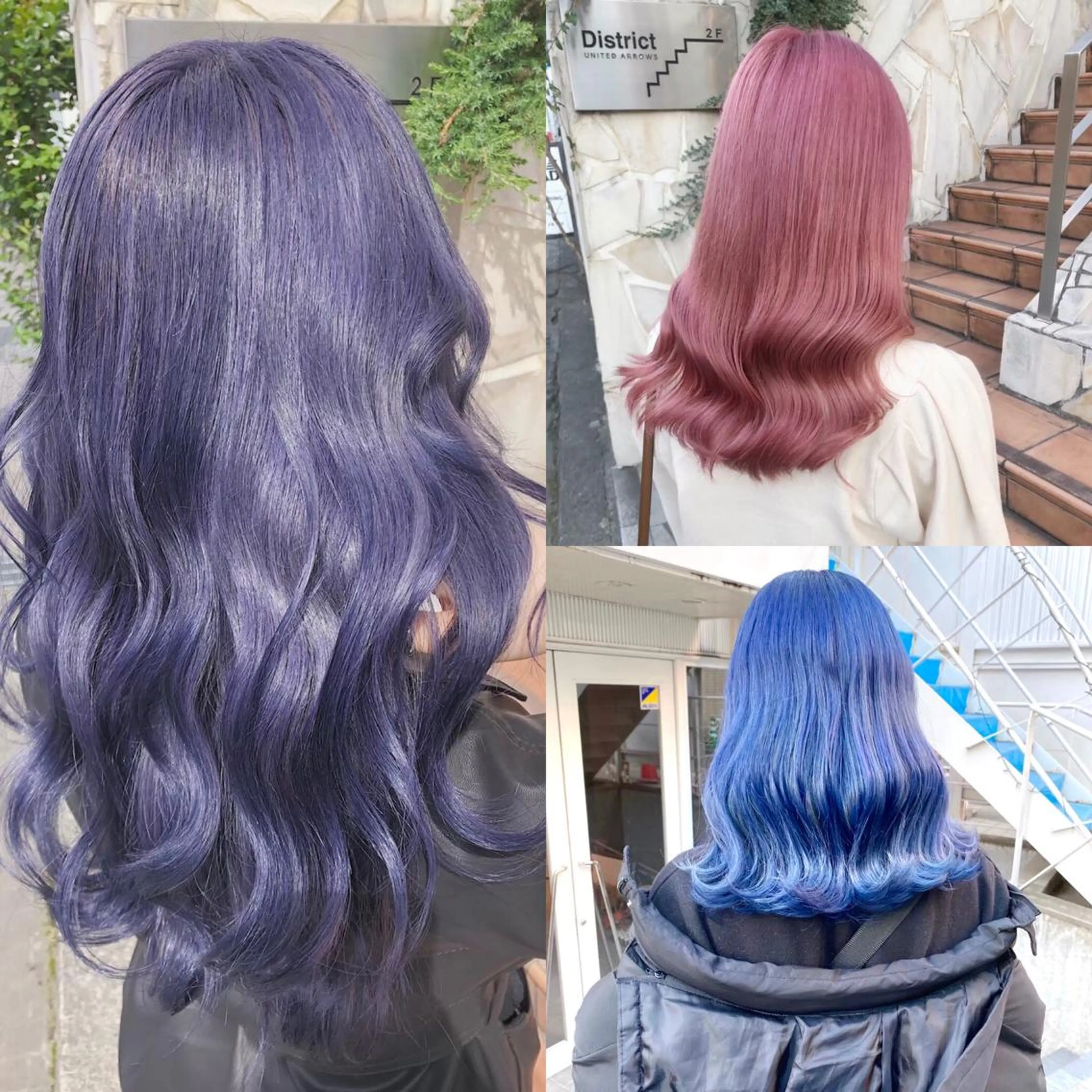 セミロング カラー ヘアアレンジ ブリーチ ハイトーンカラー メンズ特化/パーマ/ 骨格矯正カット/真人のヘアスタイル