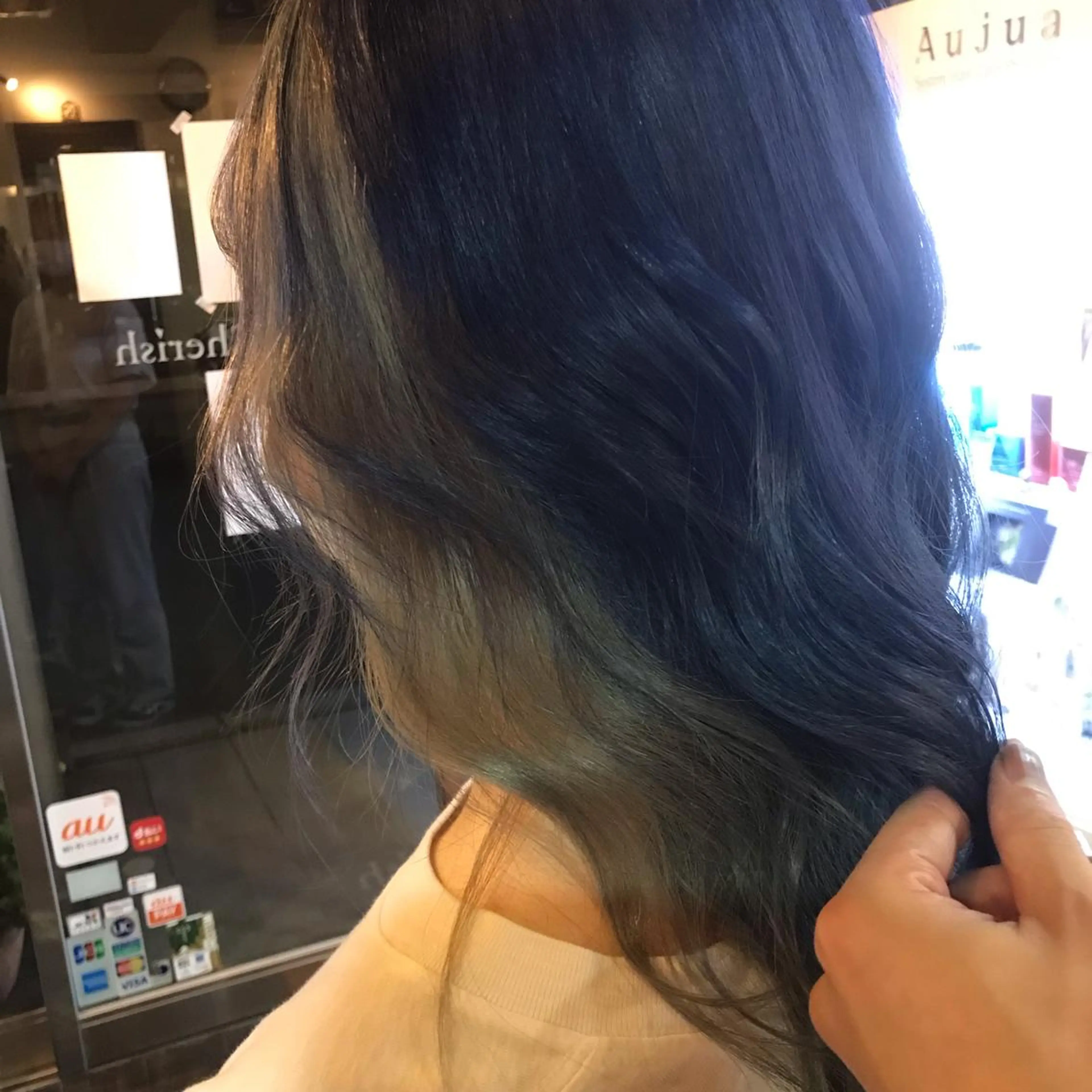 ミディアム カラー ベージュカラー ブルーカラー 💎透明感カラー特化 💎TAISEIのヘアスタイル