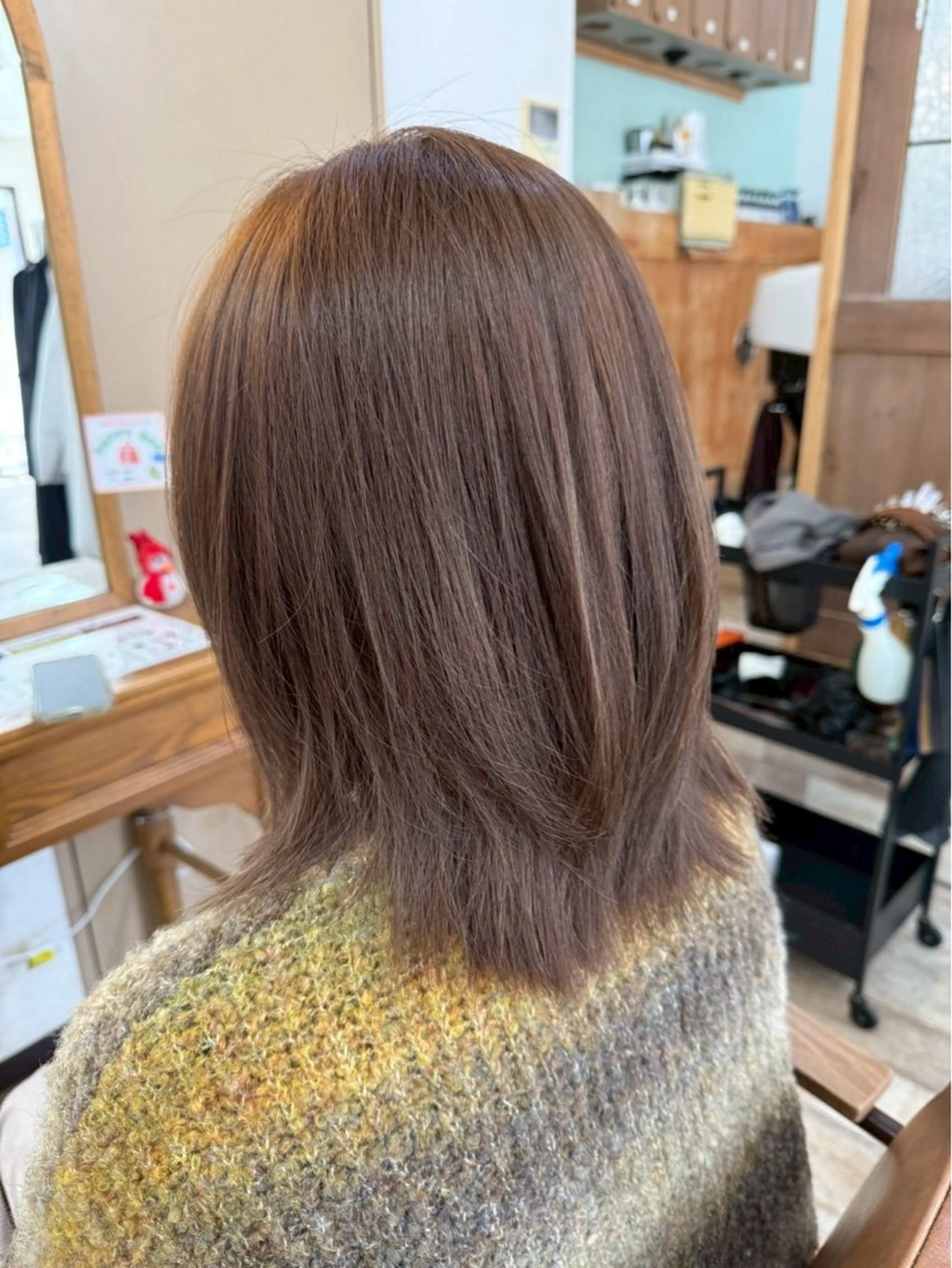 ミディアム カラー 緒方 翔汰👿のヘアスタイル