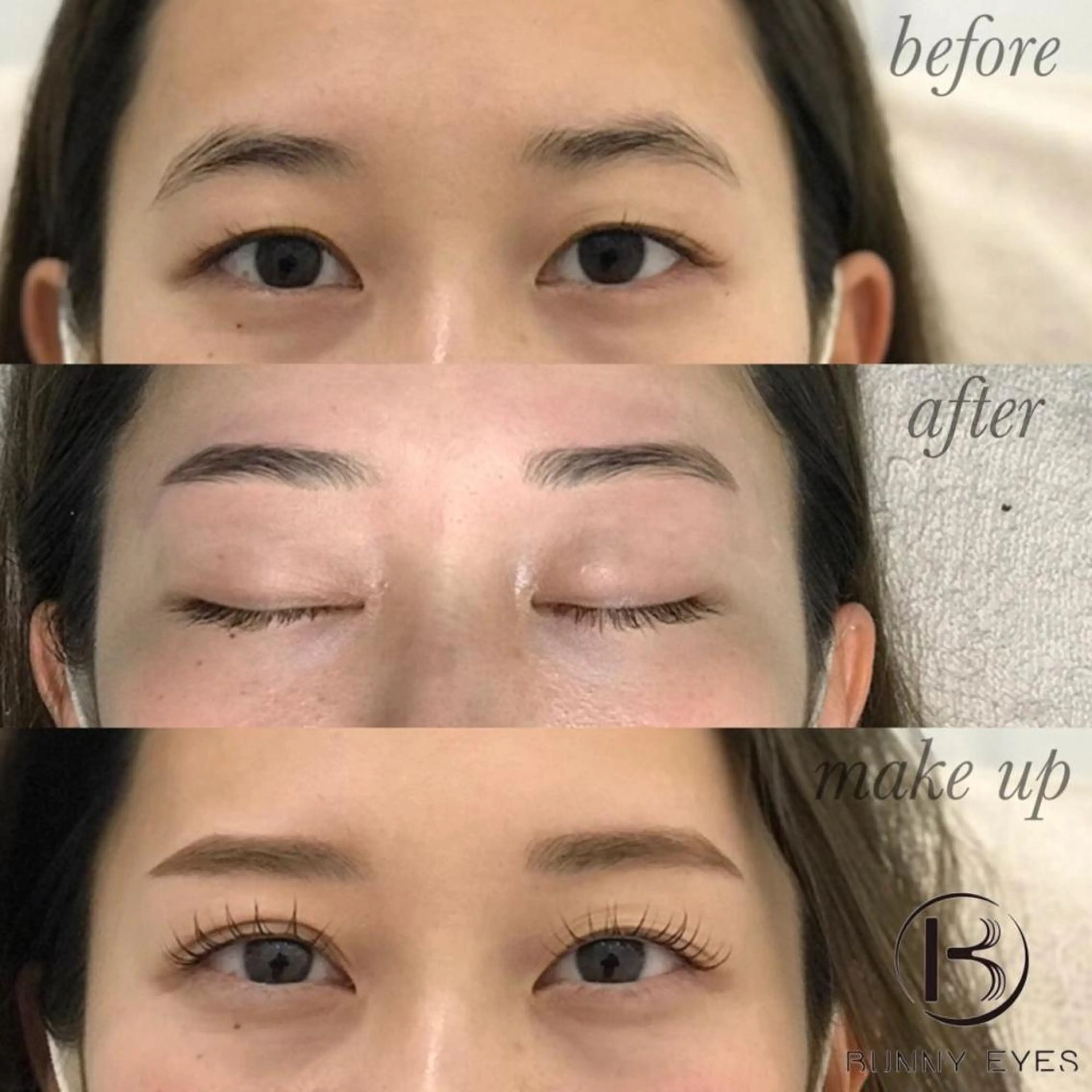 アイブロウ 眉毛ワックス脱毛 BUNNY EYES TENJINのマツエク・マツパデザイン