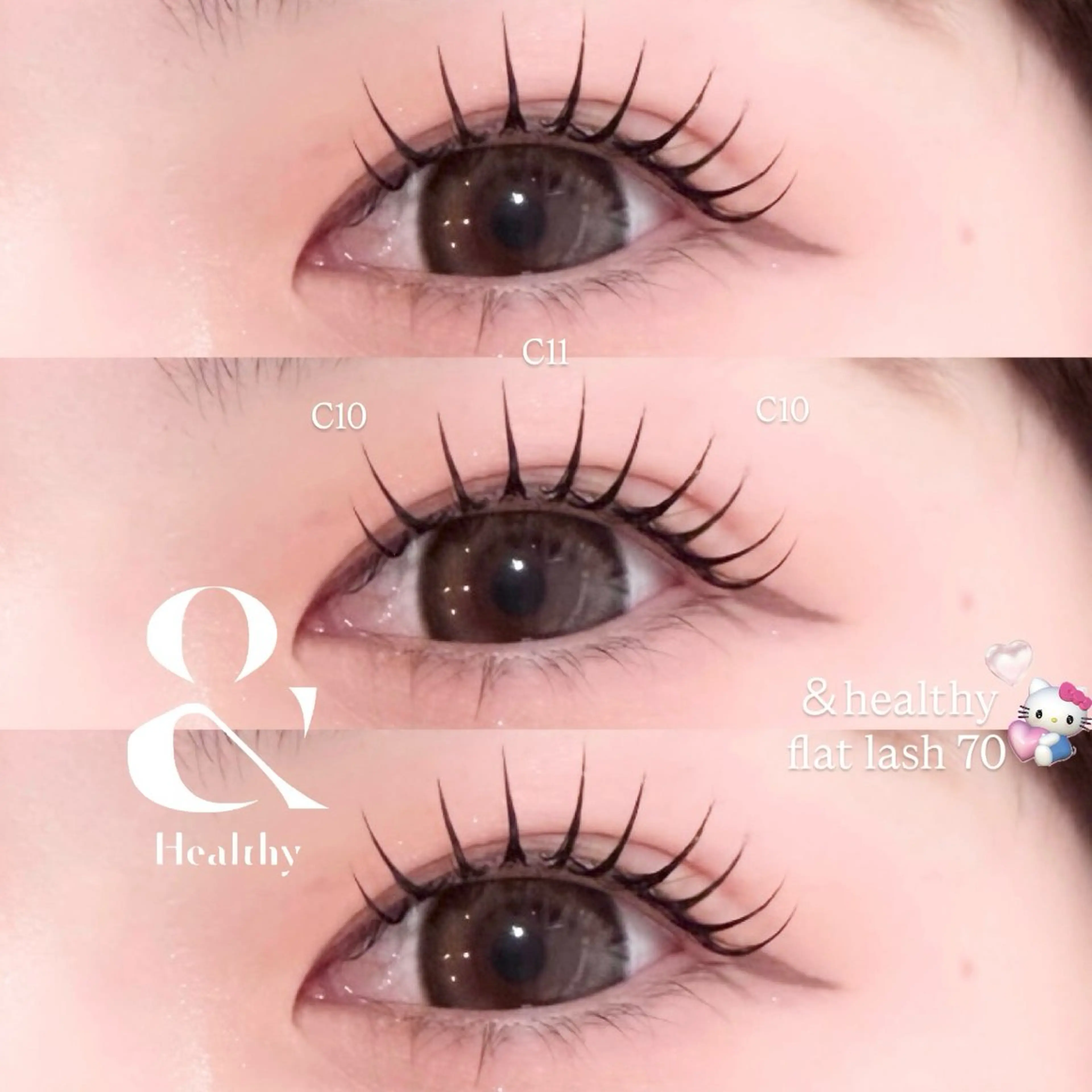 マツエク・マツパ フラットラッシュ マツエク 千島 里歩のマツエク・マツパデザイン