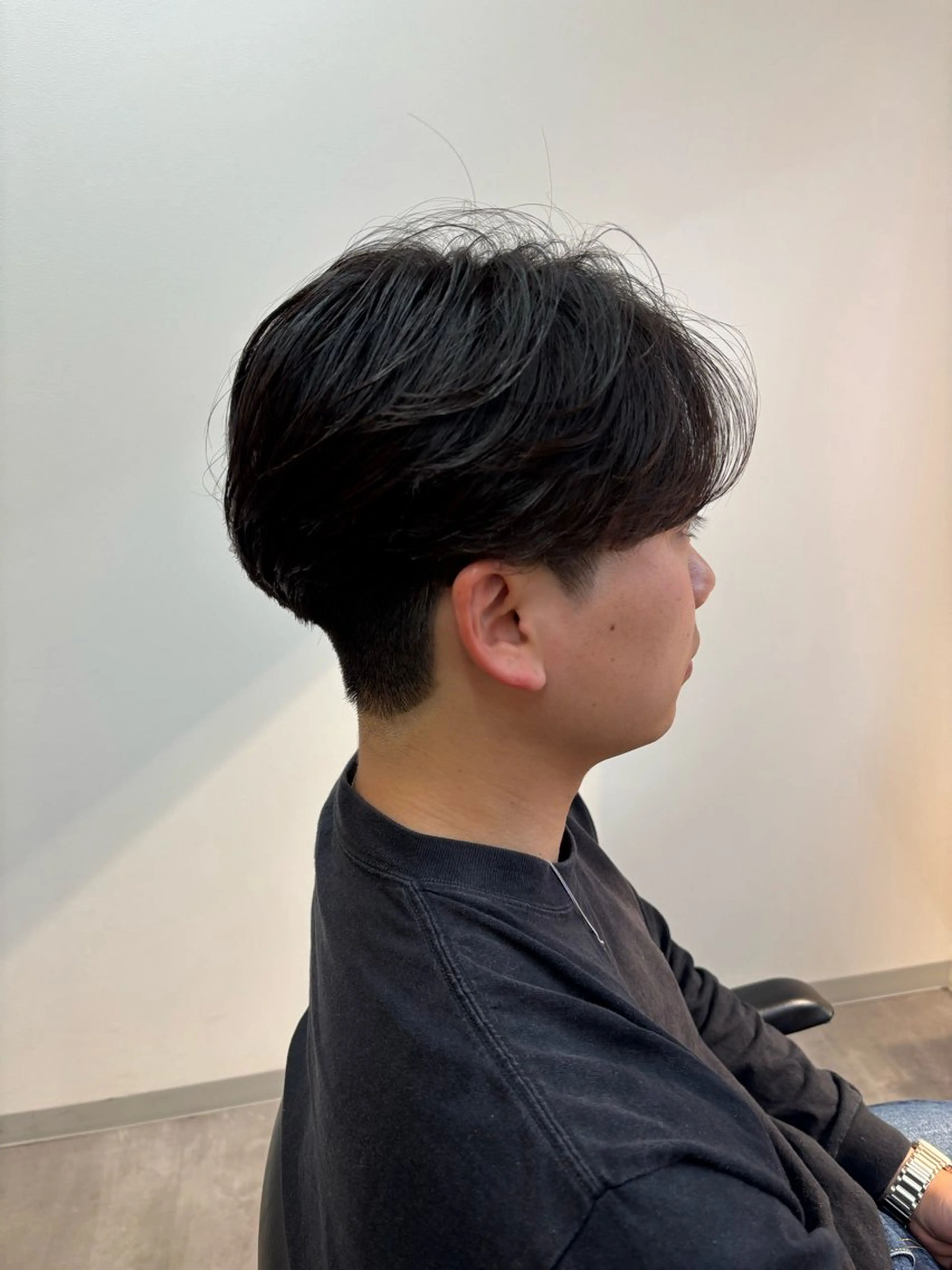 パーマ メンズ フェザーパーマ メンズパーマ ニュアンスパーマ カット パーマ フェザーパーマ/韓国 /メンズカット/保立のヘアスタイル