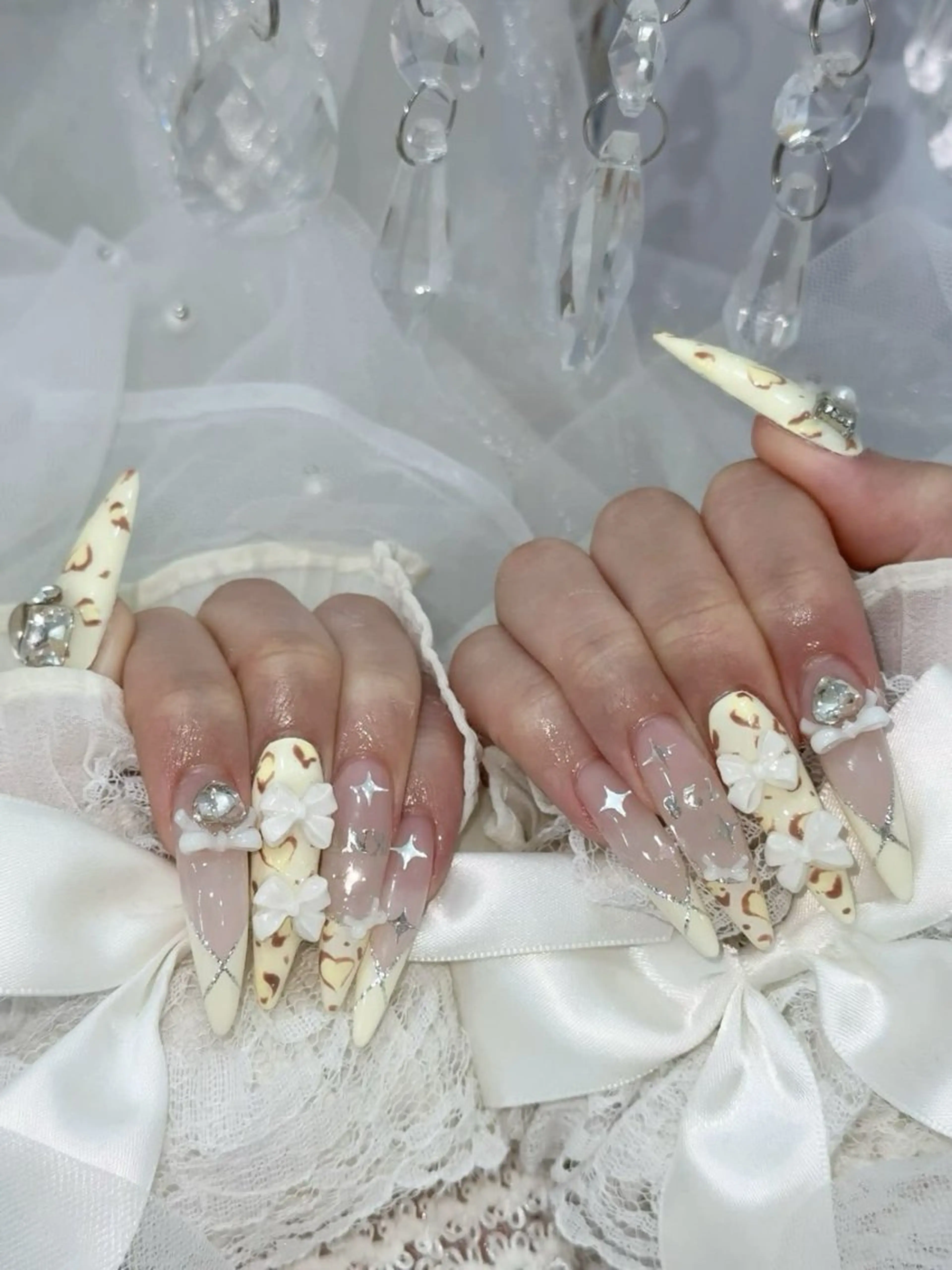 ネイル オーロラネイル ブラウン チークネイル フットネイル フレンチネイル ハンドネイル Ni Niのネイルデザイン