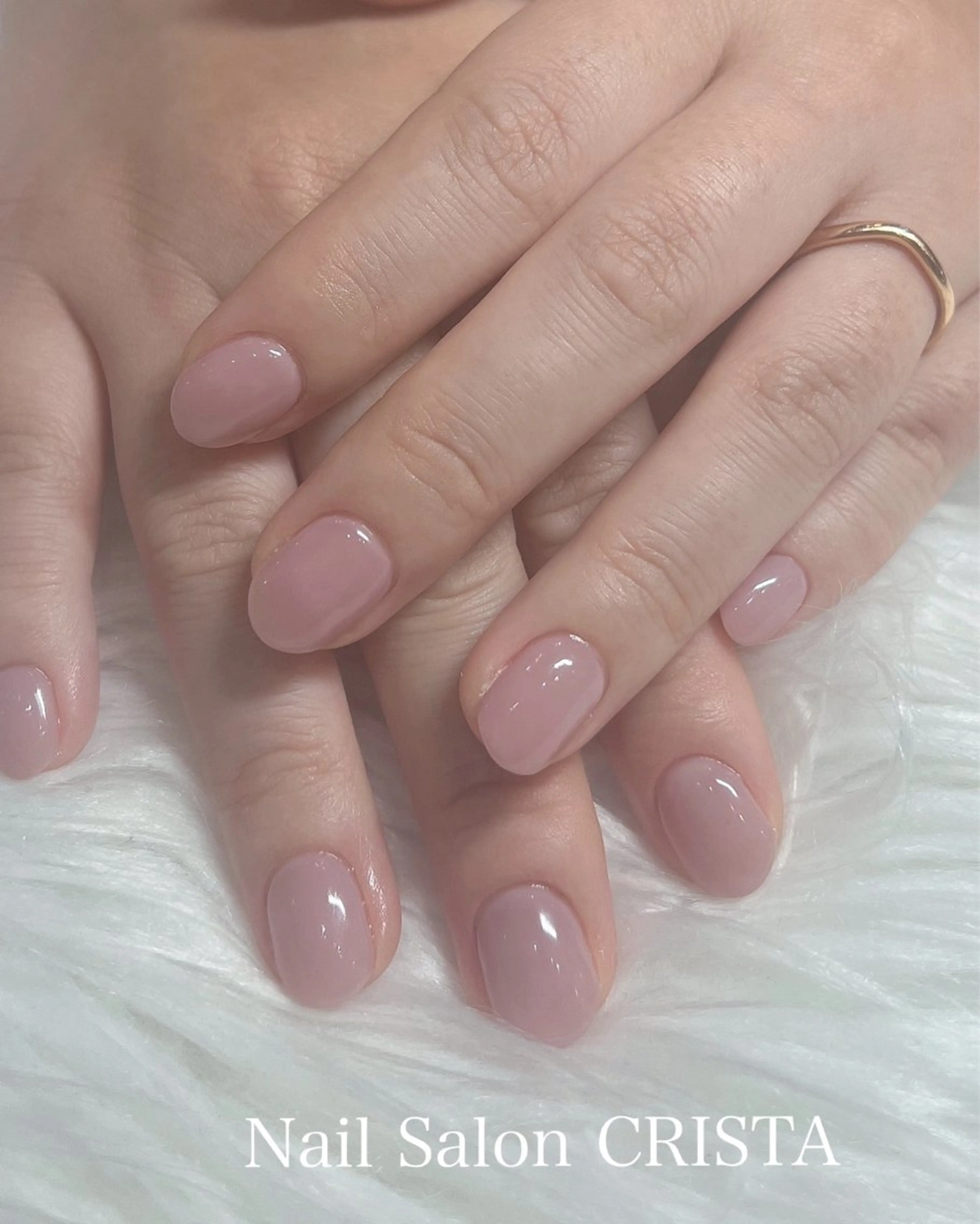 ネイル ジェルネイル ワンカラーネイル パラジェル ハンドネイル Nail Salon CRISTA所属・CRISTA chikakoのネイルデザイン