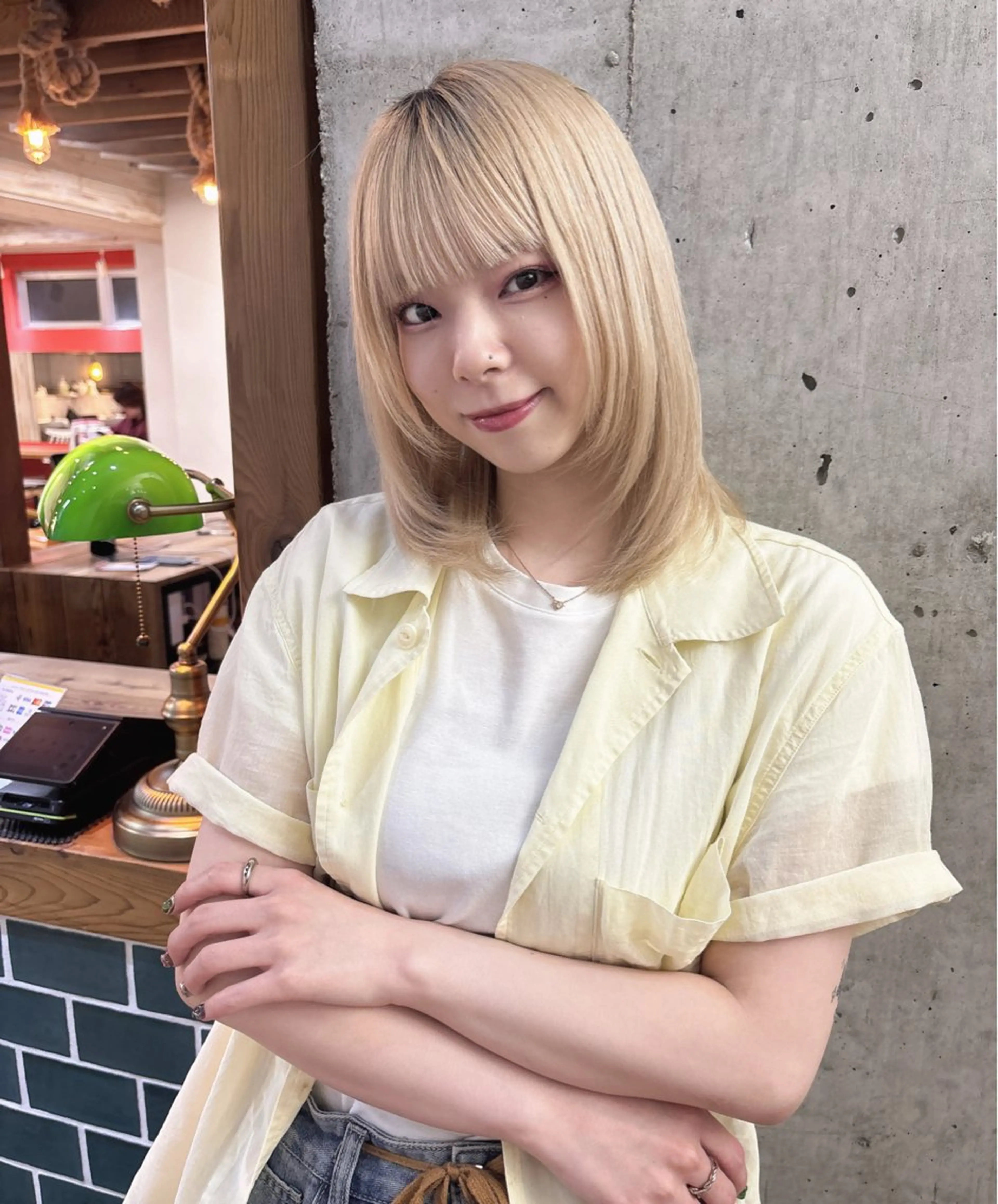 ミディアム カラー ヘアカラー 🧡カラー特化💜 鈴木凱人🤍のヘアスタイル