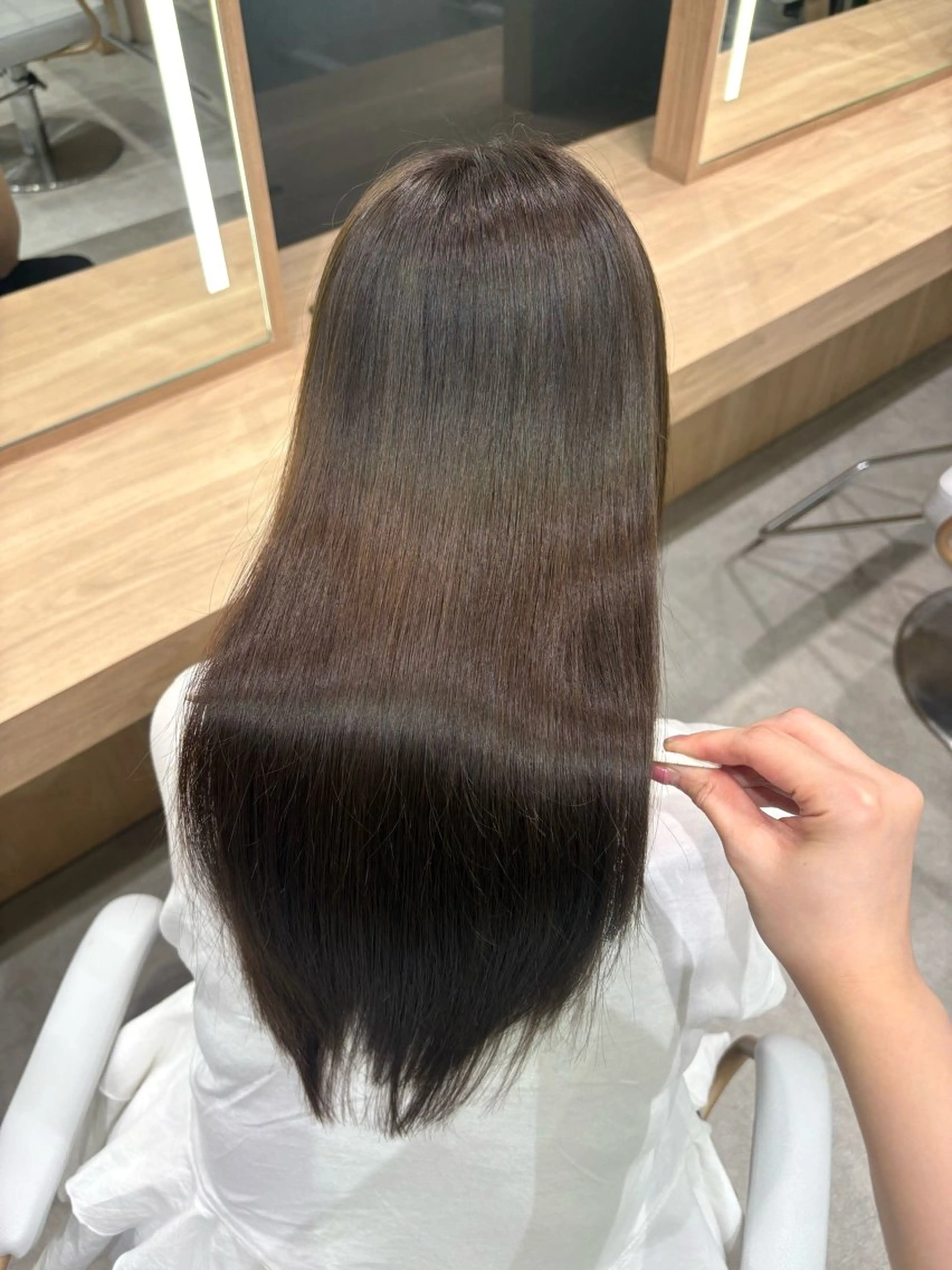 ロング 美髪縮毛矯正/ ケアカラー🍓KAEのヘアスタイル