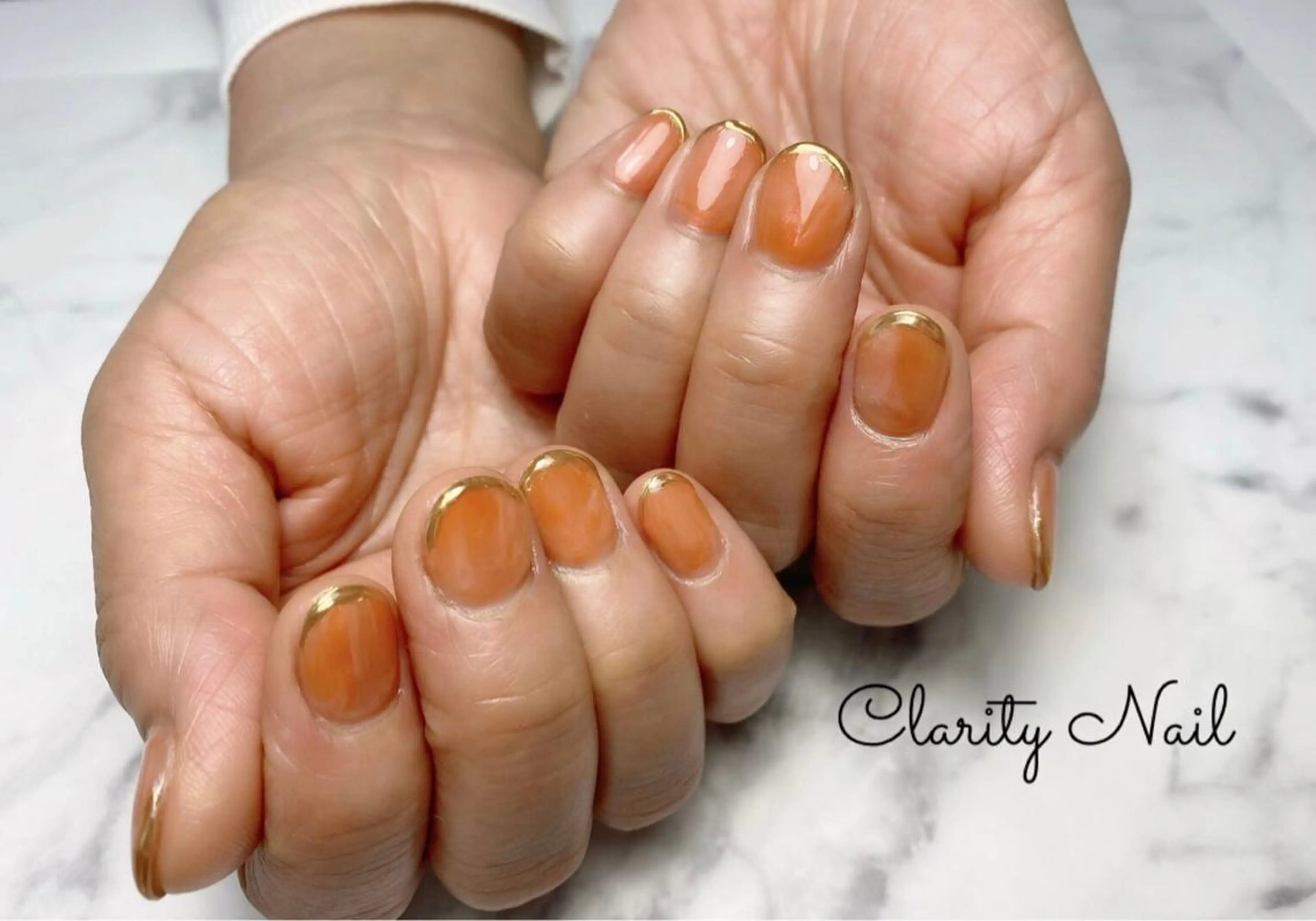 ネイル アートネイル おそろいネイル ハンドネイル Clarity Nailのネイルデザイン
