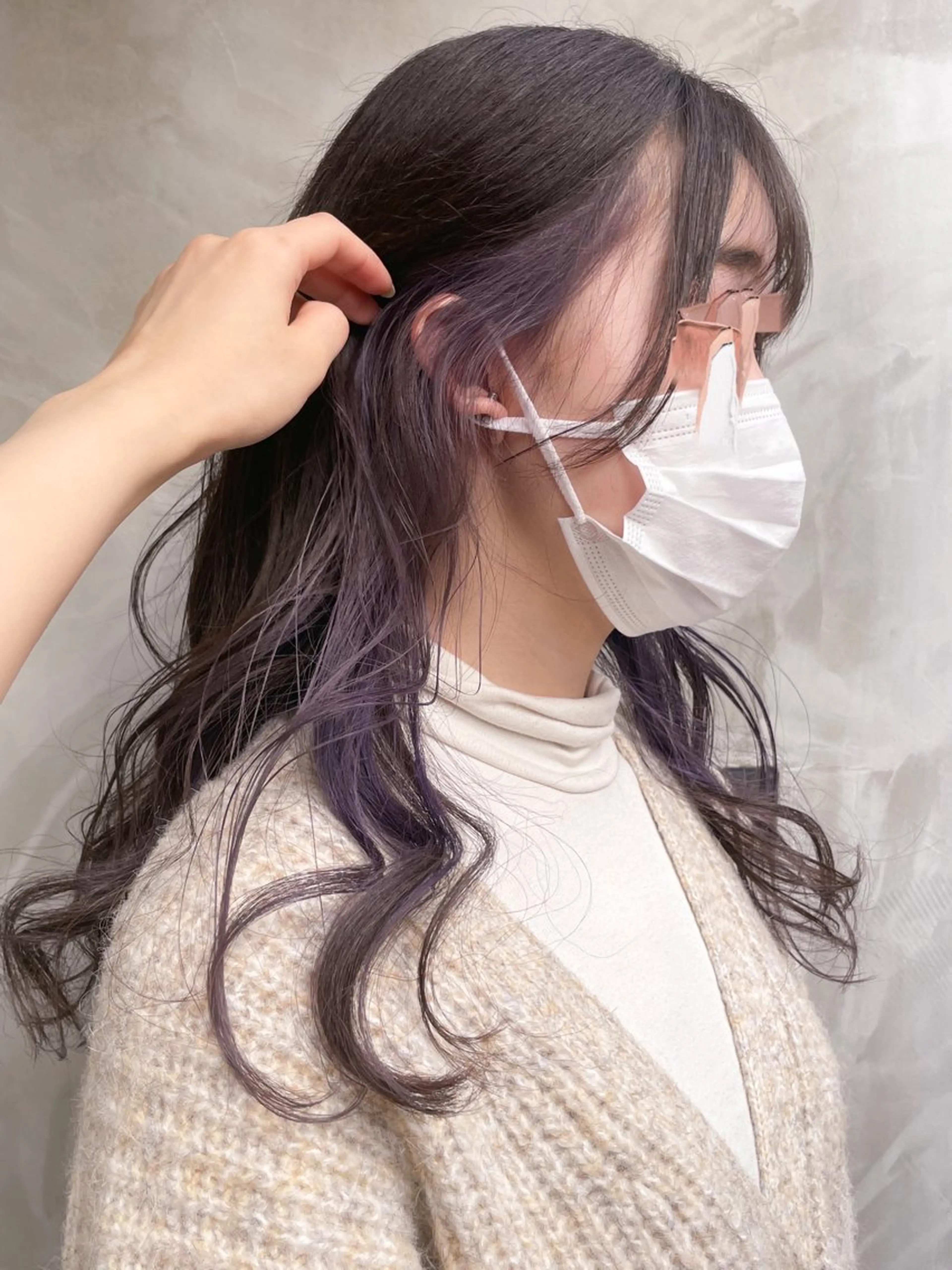 ロング luve heart's And Be minamisemba所属・高嶋 奏音のヘアスタイル