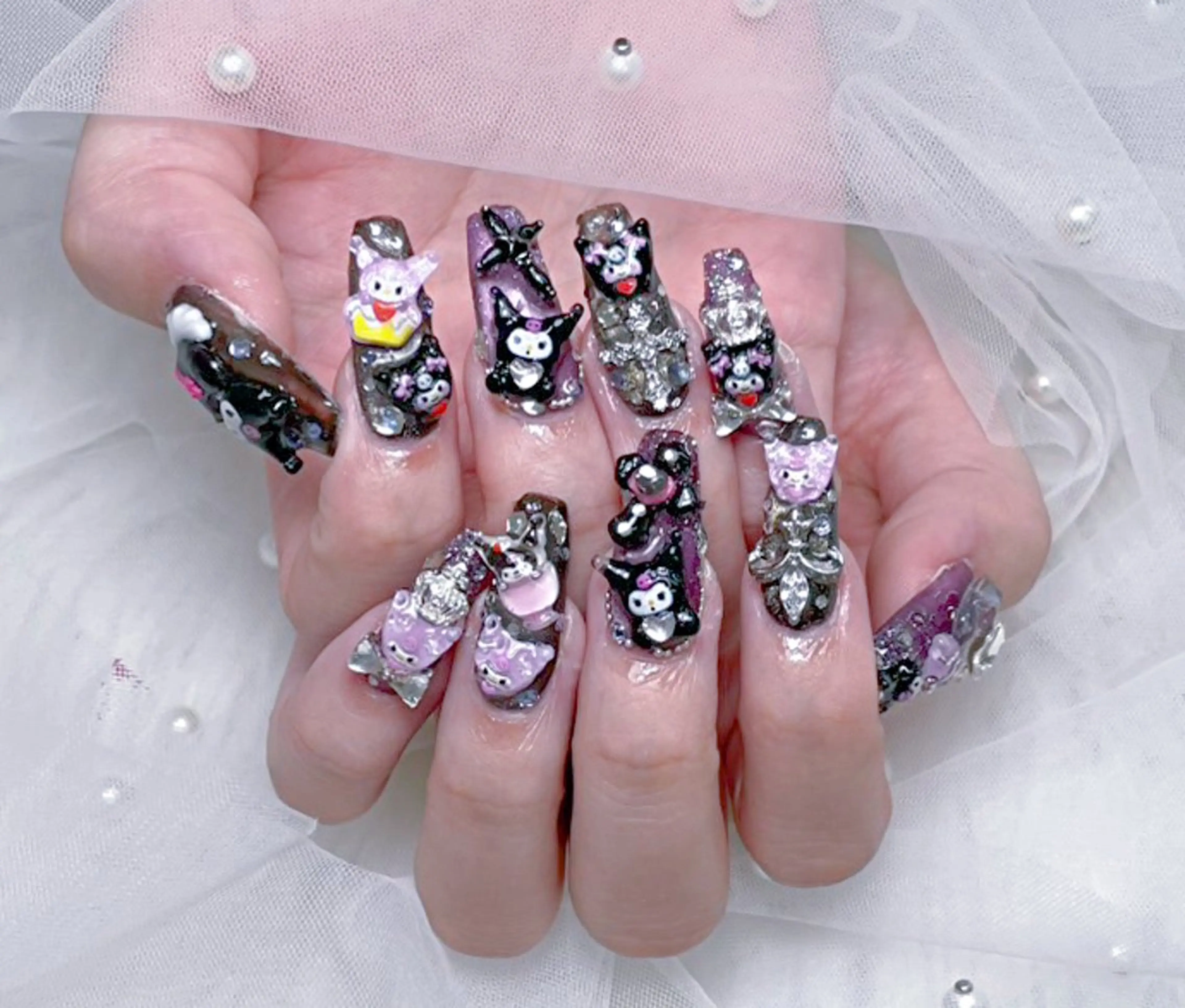 ネイル lucky nail 歌舞伎町のネイルデザイン