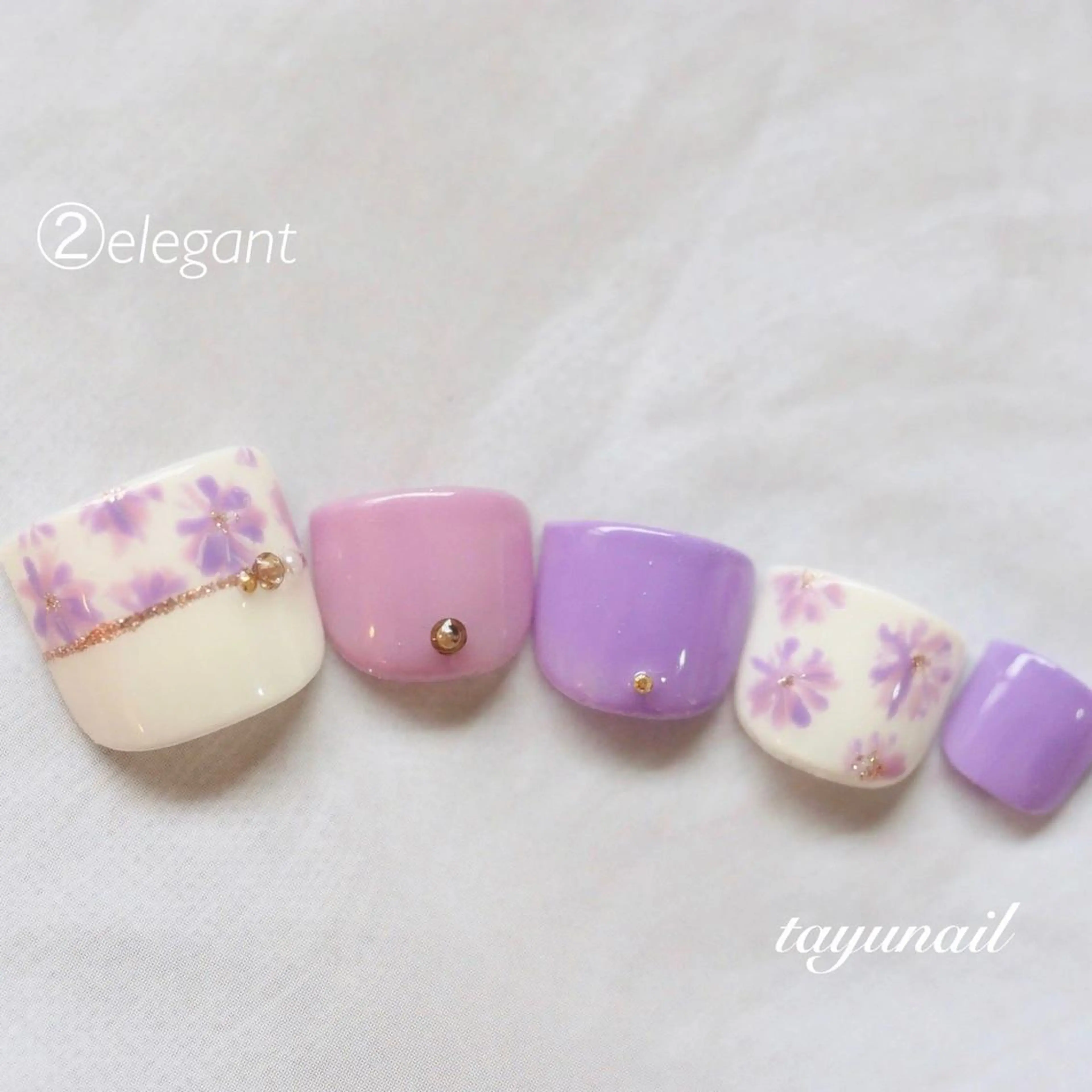 ネイル アートネイル ブルー フットネイル ジェルネイル ワンカラーネイル フットネイル ネイルサロン・ネイルスクール　たゆnail所属・ネイルサロン 【たゆnail】のネイルデザイン