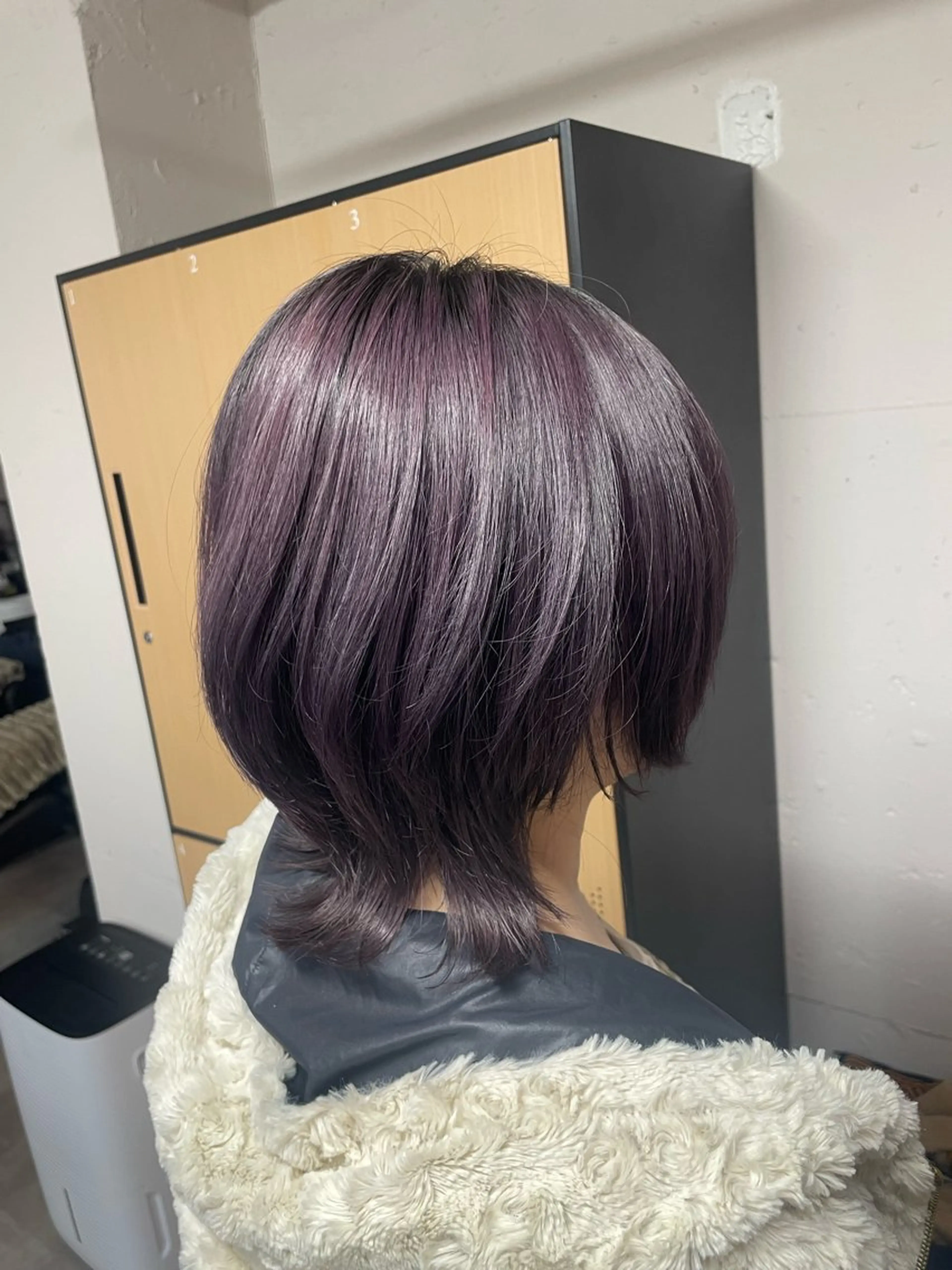 ミディアム ヘアカラー tokute 中野真咲🐺のヘアスタイル