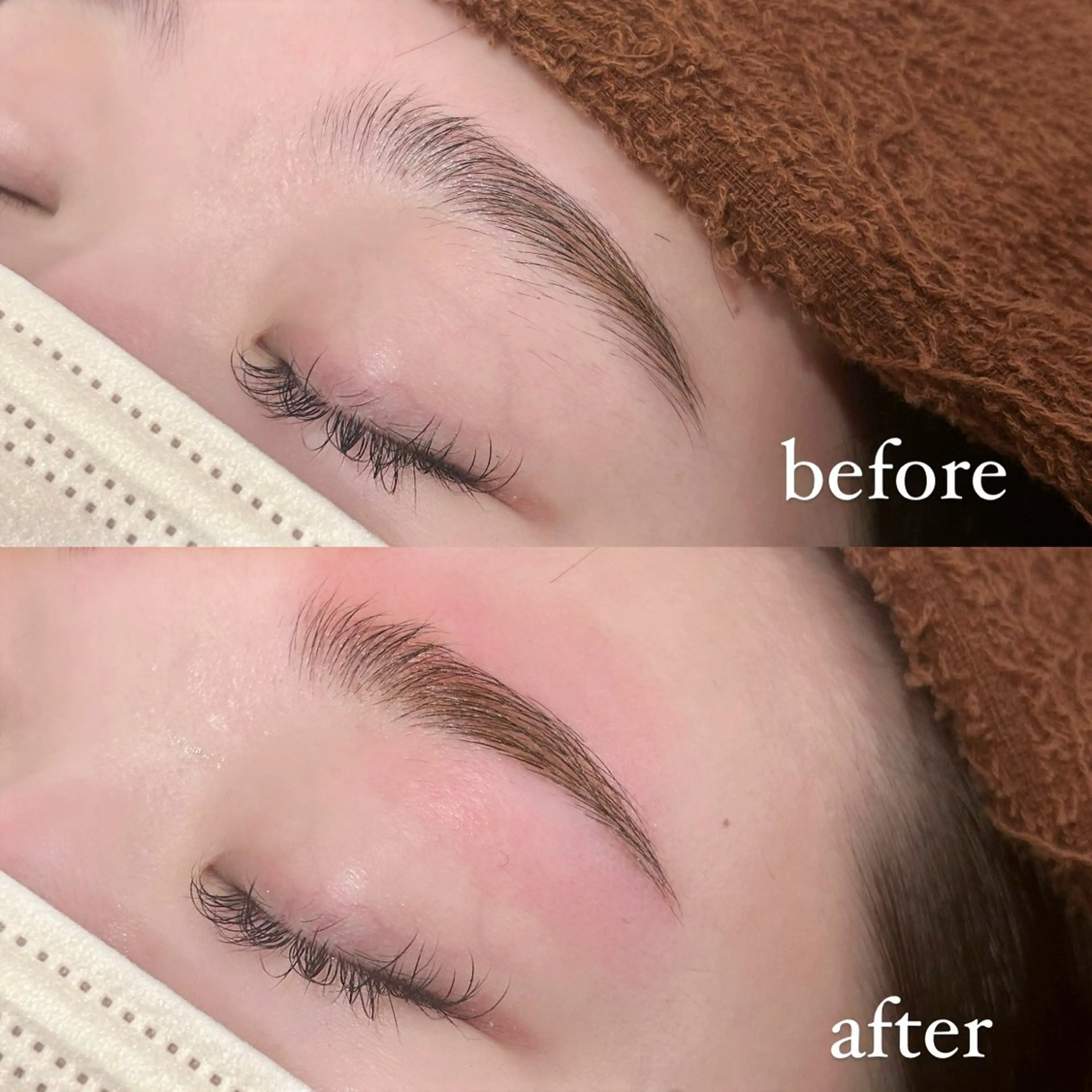 アイブロウ 田中沙樹/韓国ヘア/ 束感まつげ/梅田のマツエク・マツパデザイン