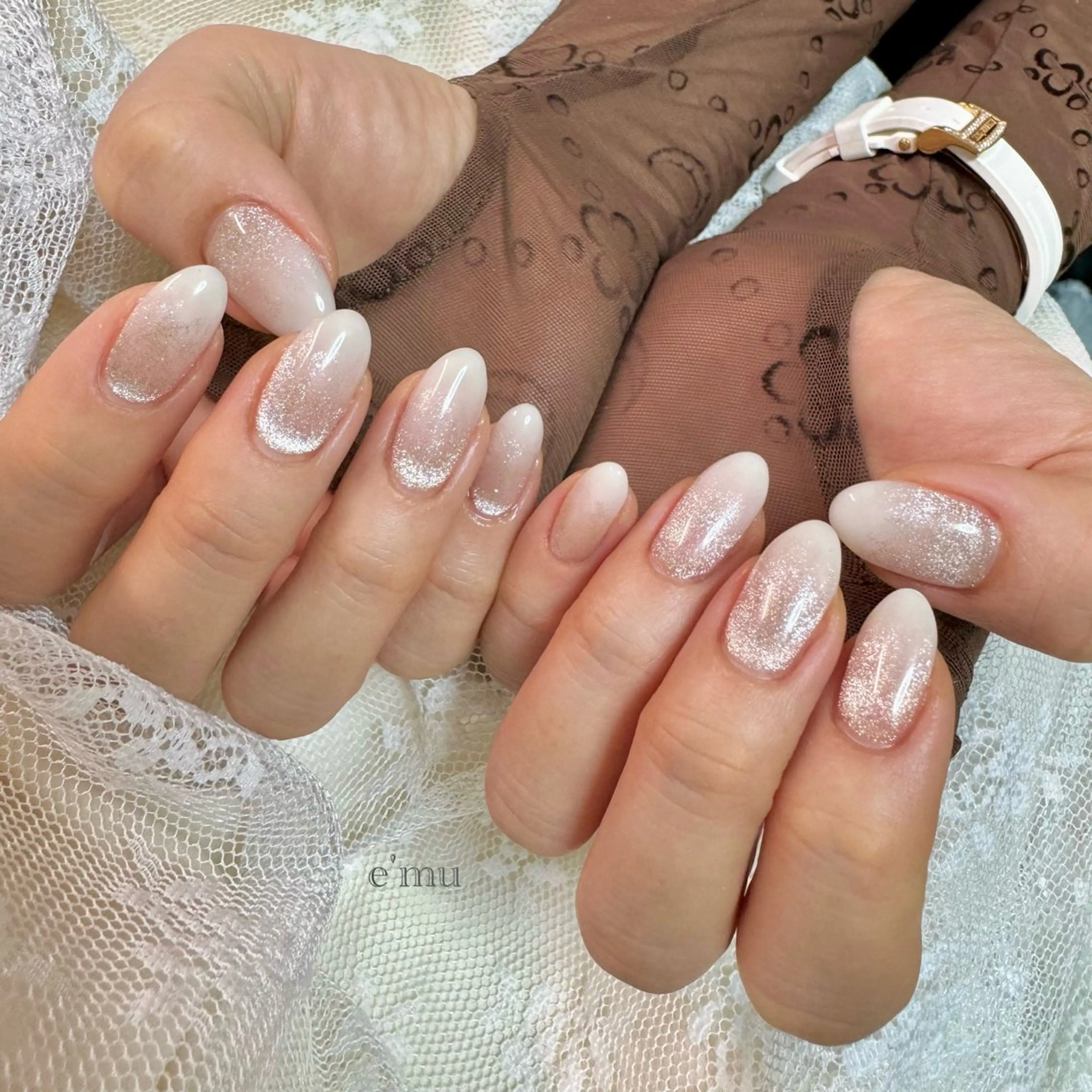 ネイル グラデーション マグネットネイル ハンドネイル nail salon e'mu💐のネイルデザイン